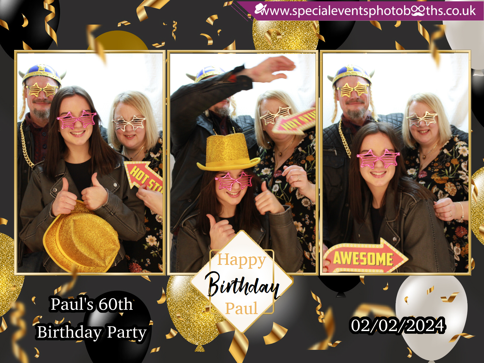 Paul’s 60th Birthday Party | View more photos from the event at my.specialeventsphotobooths.co.uk/u/SpecialEventsPhotoBooths/Paul’s-60th-Birthday-Party