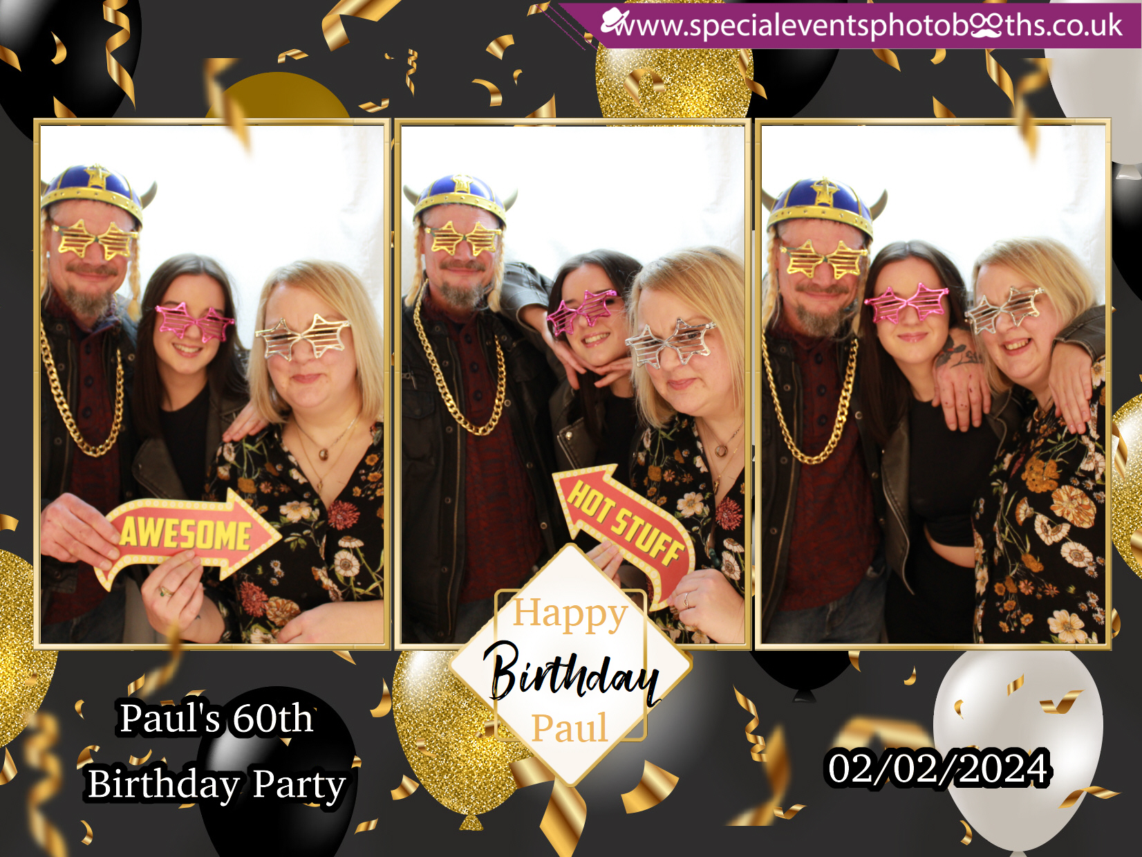 Paul’s 60th Birthday Party | View more photos from the event at my.specialeventsphotobooths.co.uk/u/SpecialEventsPhotoBooths/Paul’s-60th-Birthday-Party