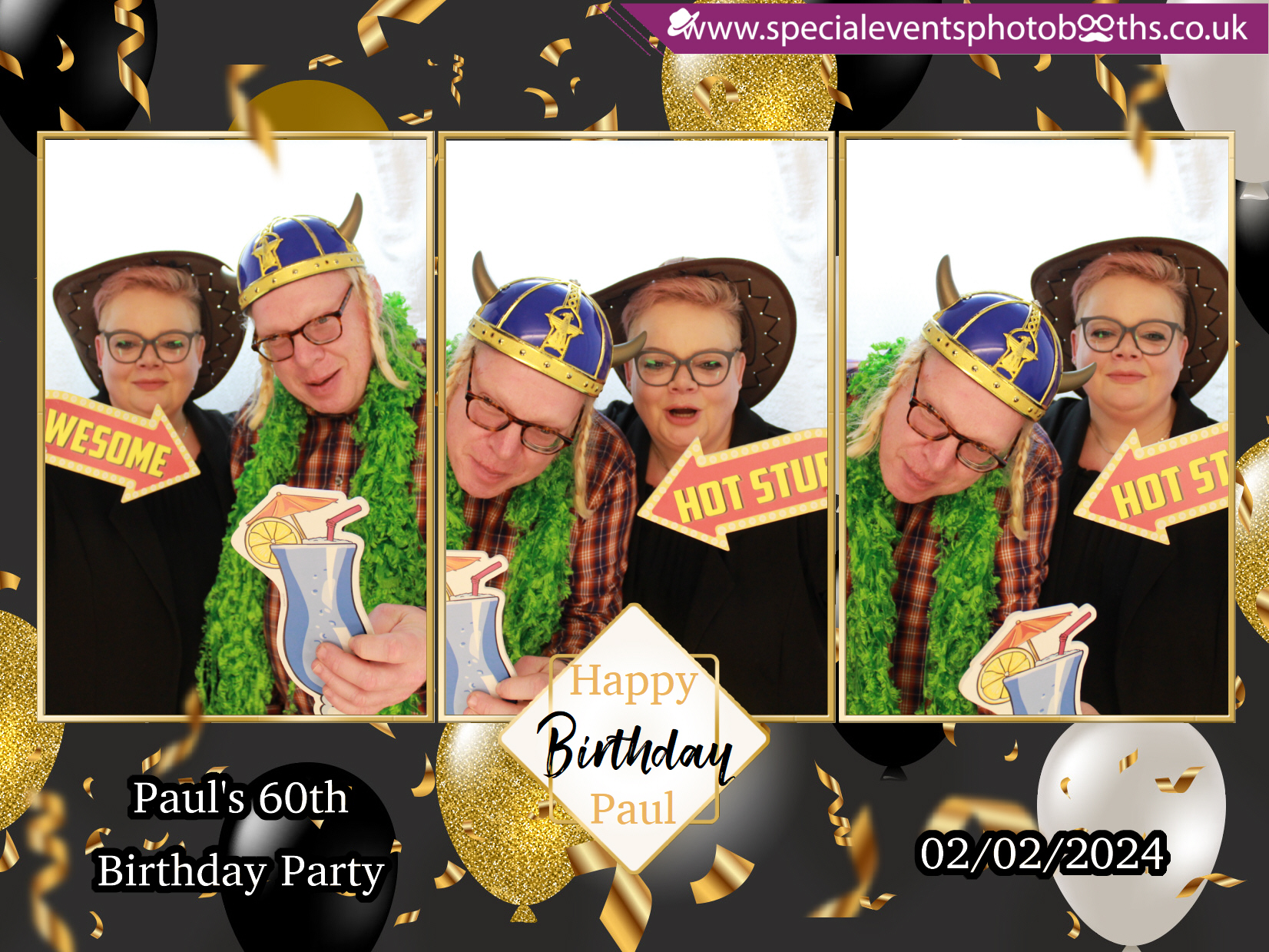 Paul’s 60th Birthday Party | View more photos from the event at my.specialeventsphotobooths.co.uk/u/SpecialEventsPhotoBooths/Paul’s-60th-Birthday-Party