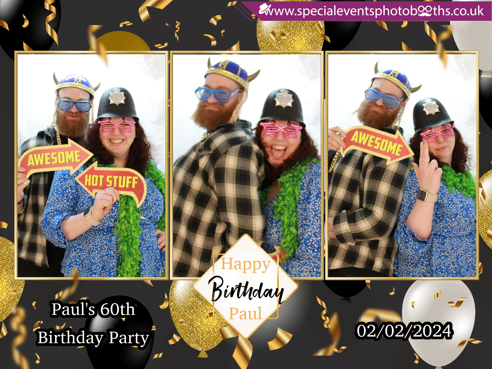 Paul’s 60th Birthday Party | View more photos from the event at my.specialeventsphotobooths.co.uk/u/SpecialEventsPhotoBooths/Paul’s-60th-Birthday-Party