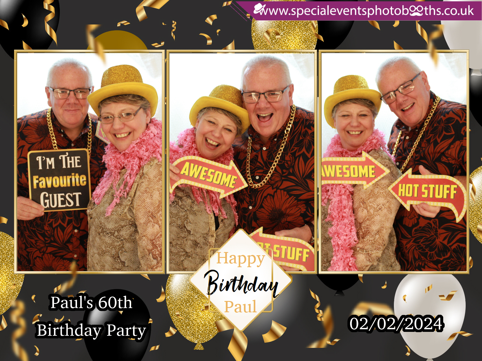 Paul’s 60th Birthday Party | View more photos from the event at my.specialeventsphotobooths.co.uk/u/SpecialEventsPhotoBooths/Paul’s-60th-Birthday-Party