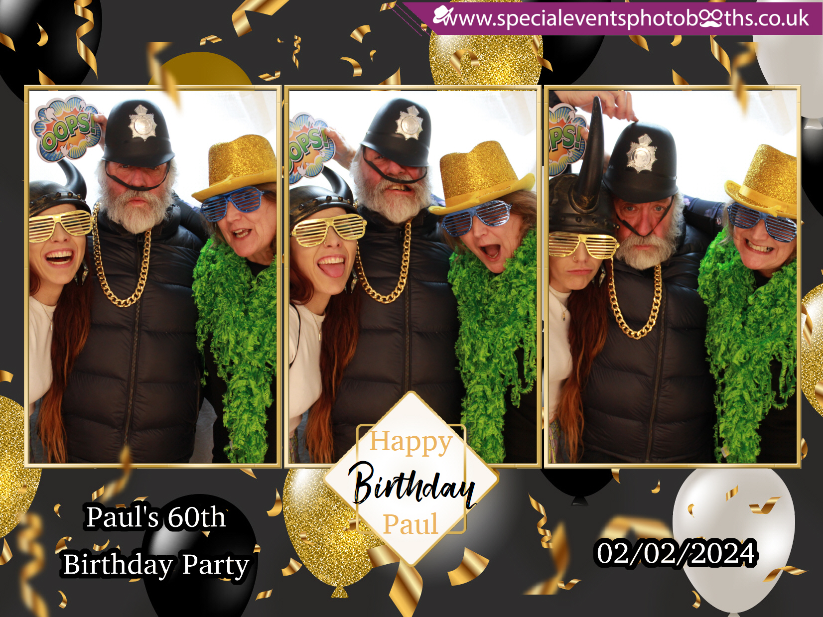 Paul’s 60th Birthday Party | View more photos from the event at my.specialeventsphotobooths.co.uk/u/SpecialEventsPhotoBooths/Paul’s-60th-Birthday-Party