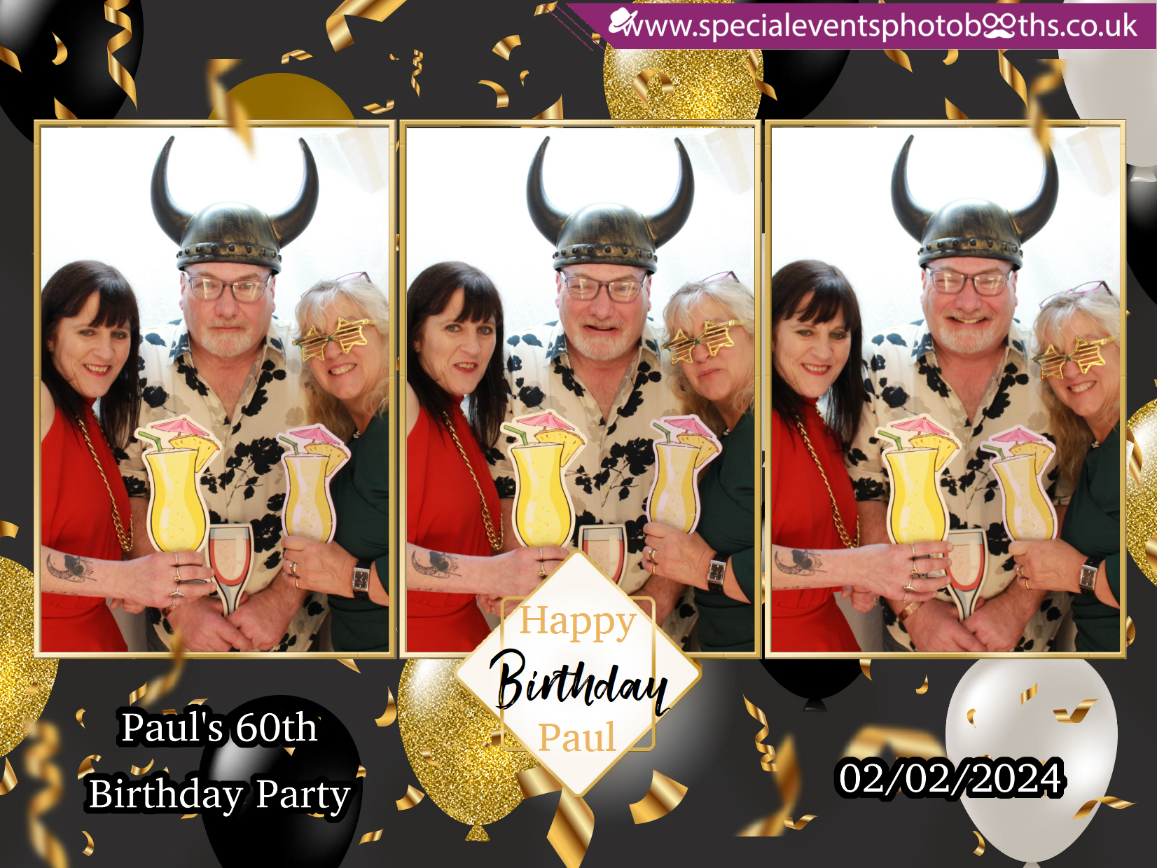 Paul’s 60th Birthday Party | View more photos from the event at my.specialeventsphotobooths.co.uk/u/SpecialEventsPhotoBooths/Paul’s-60th-Birthday-Party