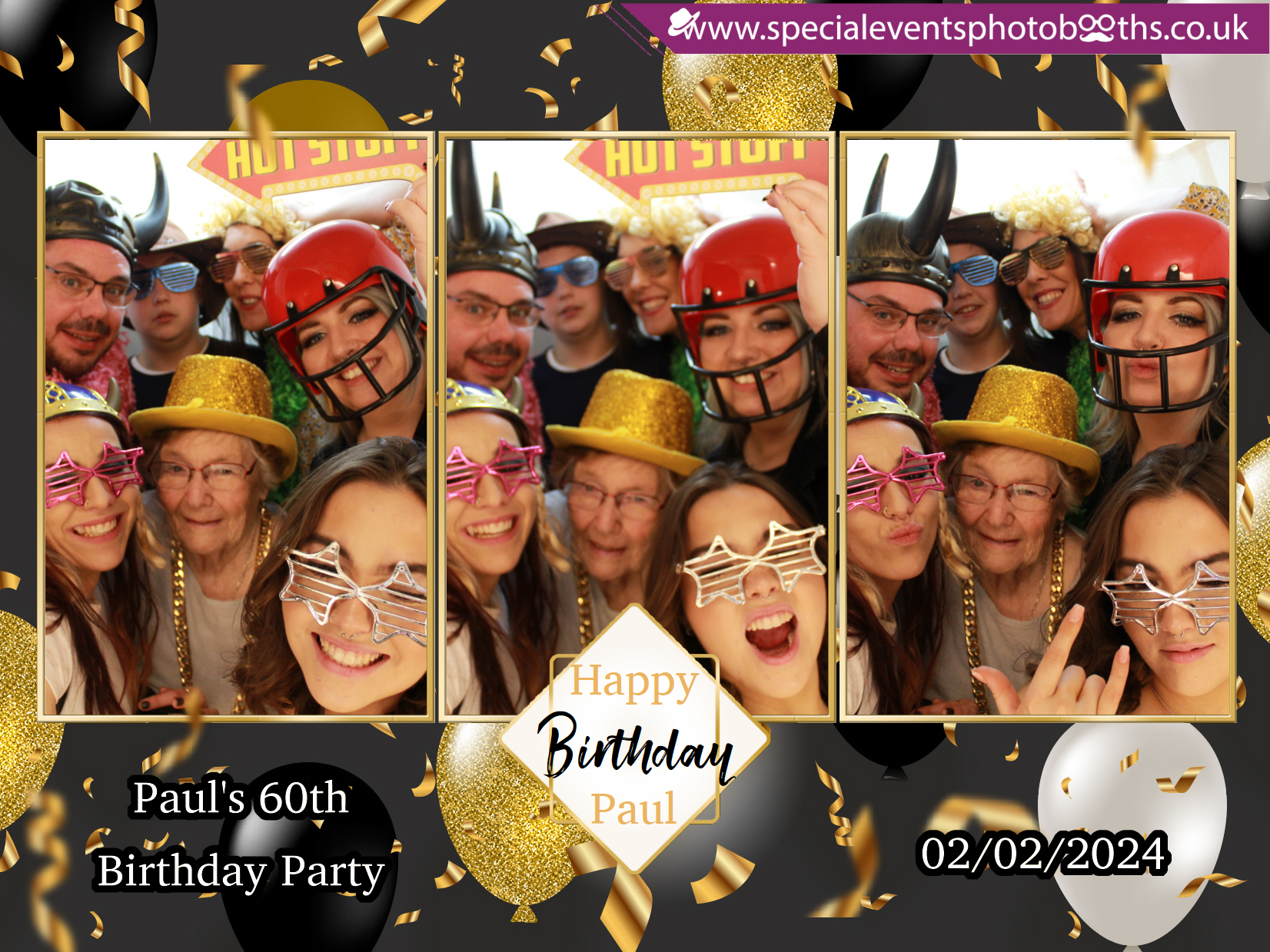 Paul’s 60th Birthday Party | View more photos from the event at my.specialeventsphotobooths.co.uk/u/SpecialEventsPhotoBooths/Paul’s-60th-Birthday-Party