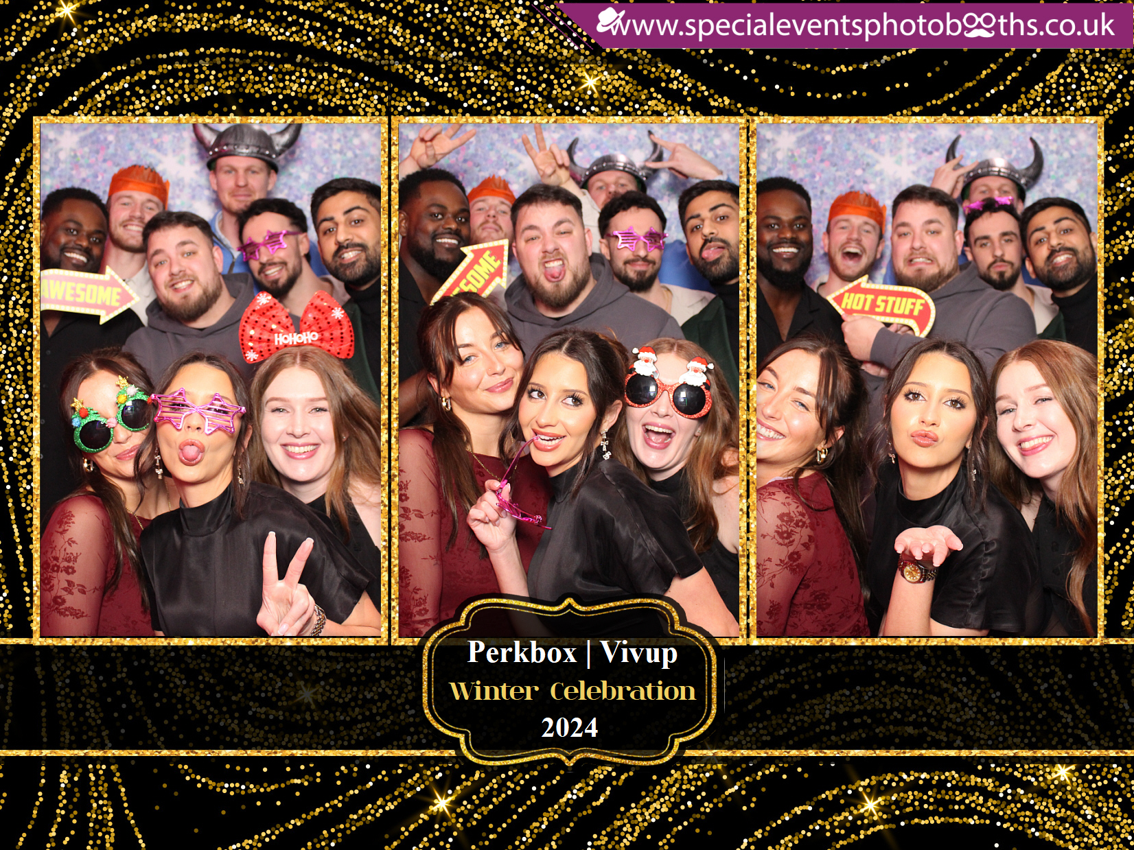 Perkbox and Vivup Winter Party 2024 | View more photos from the event at my.specialeventsphotobooths.co.uk/u/SpecialEventsPhotoBooths/Perkbox-and-Vivup-Winter-Party-2024