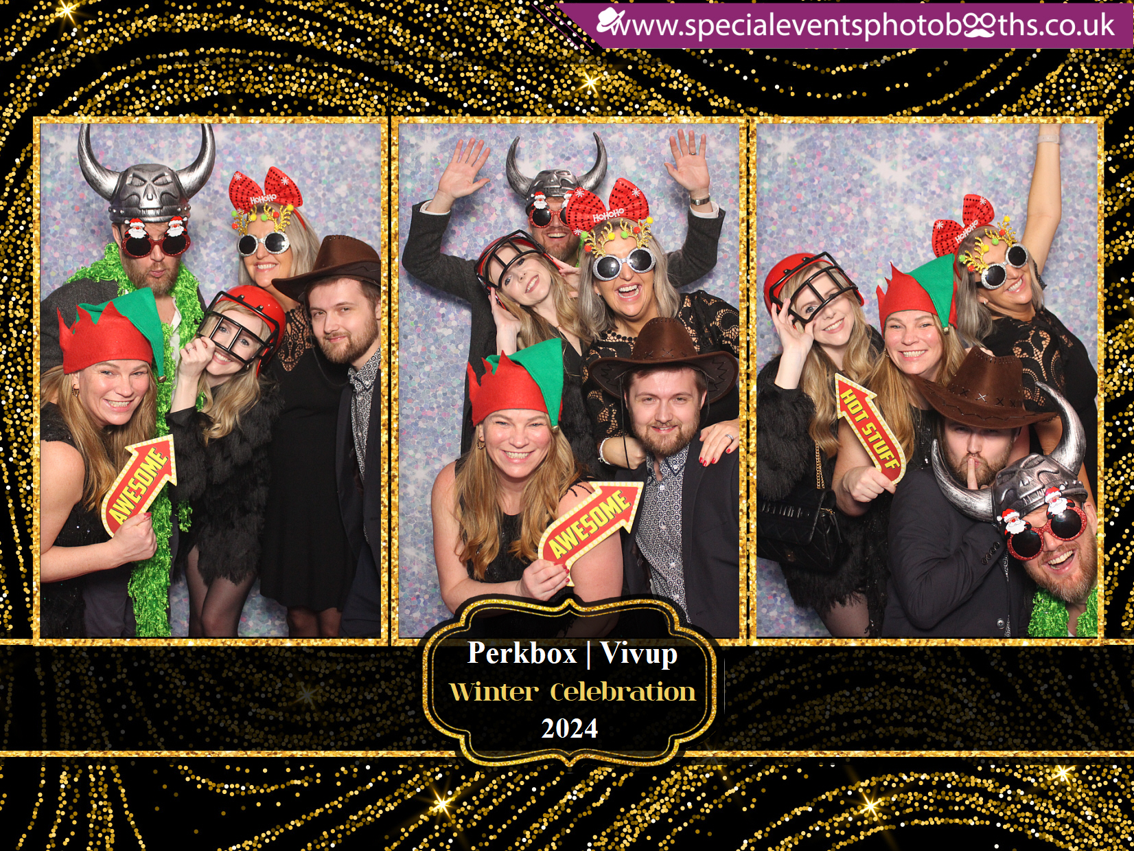 Perkbox and Vivup Winter Party 2024 | View more photos from the event at my.specialeventsphotobooths.co.uk/u/SpecialEventsPhotoBooths/Perkbox-and-Vivup-Winter-Party-2024