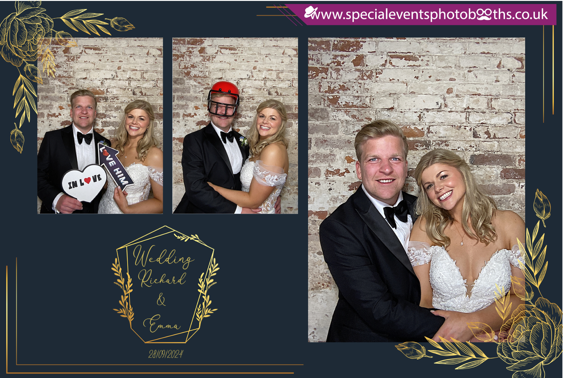 Richard & Emma | View more photos from the event at my.specialeventsphotobooths.co.uk/u/SpecialEventsPhotoBooths/Richard-Emma