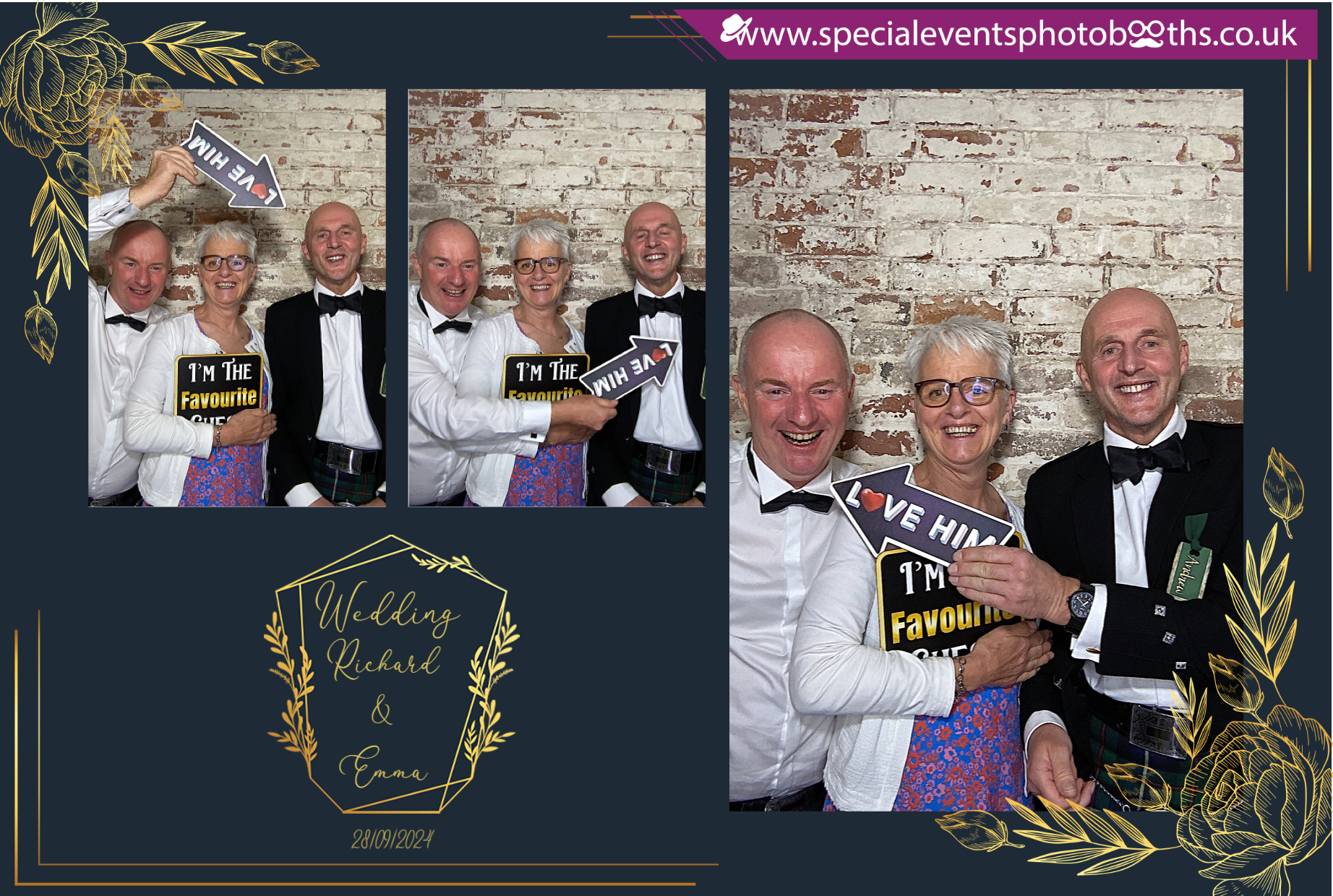 Richard & Emma | View more photos from the event at my.specialeventsphotobooths.co.uk/u/SpecialEventsPhotoBooths/Richard-Emma