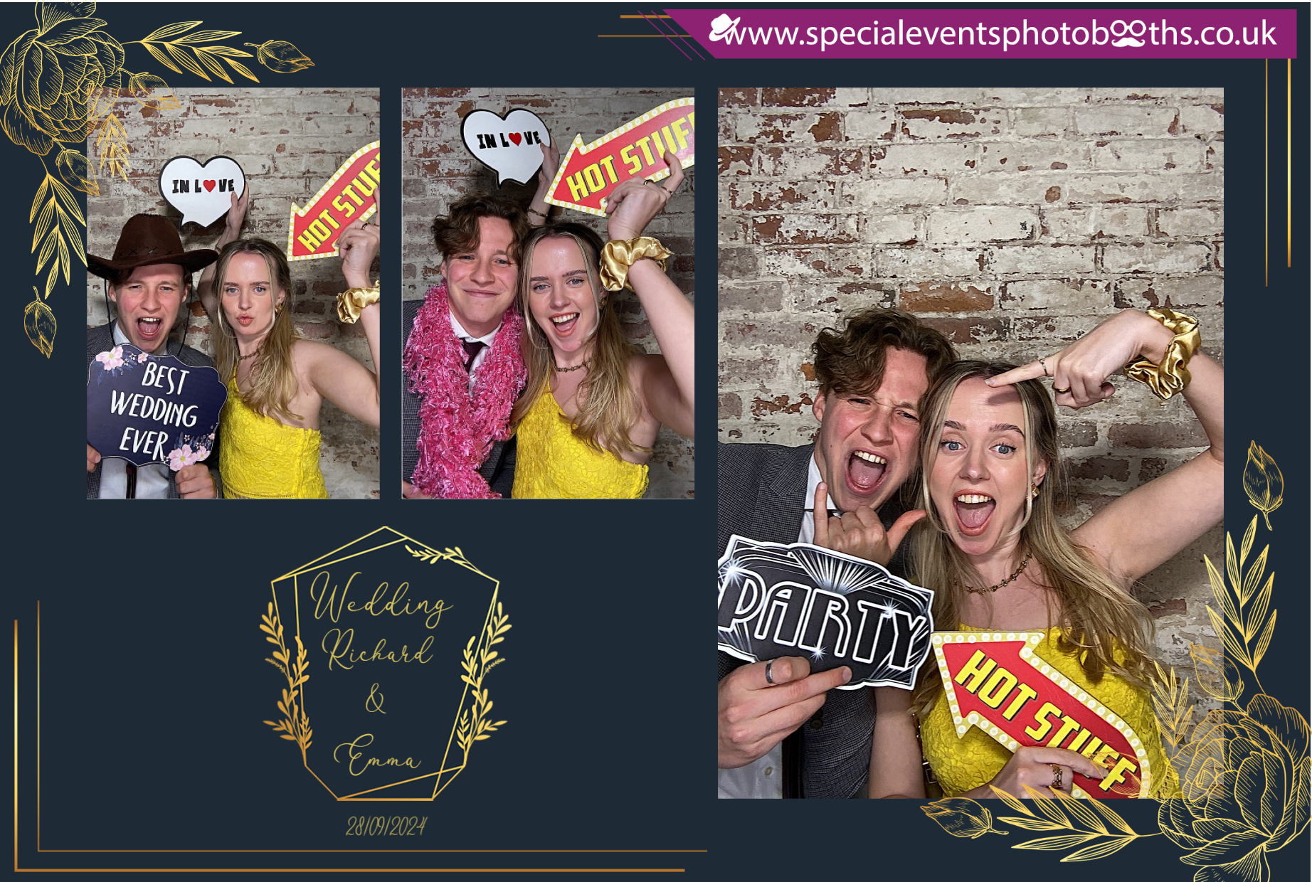 Richard & Emma | View more photos from the event at my.specialeventsphotobooths.co.uk/u/SpecialEventsPhotoBooths/Richard-Emma