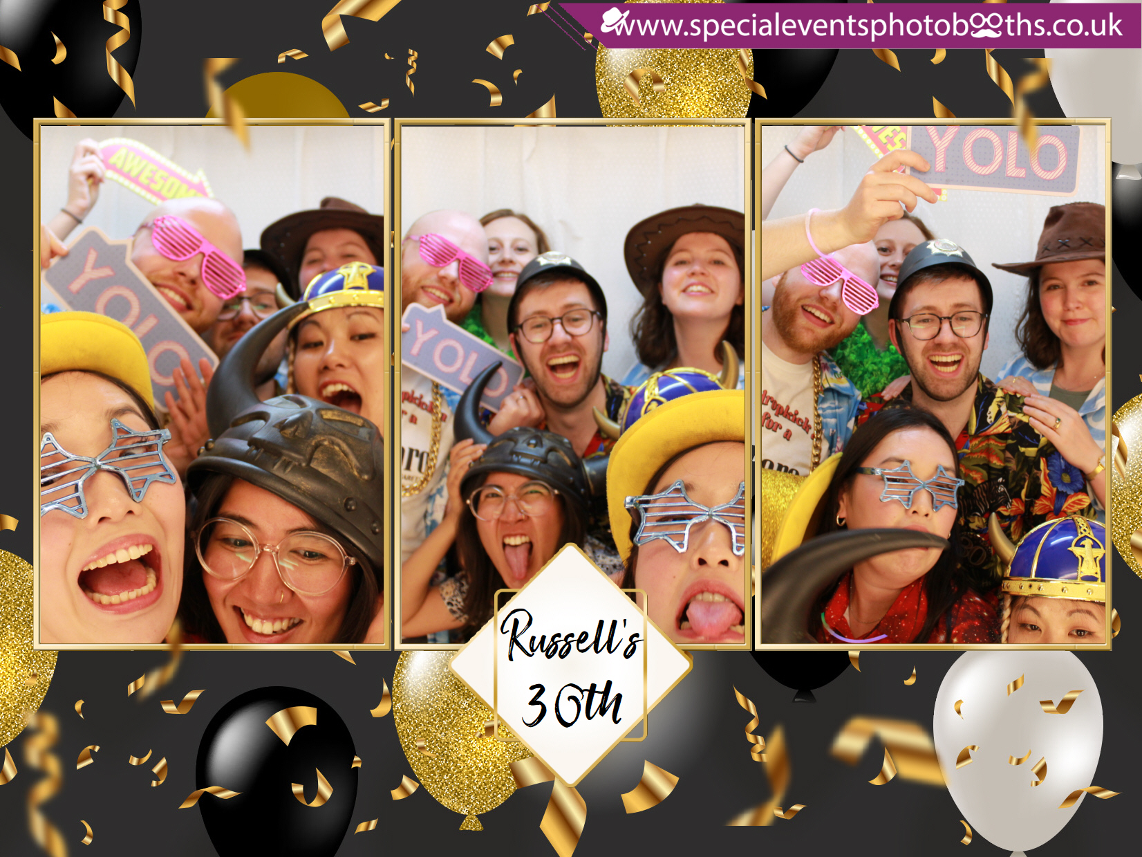 Russell’s 30th Birthday Party | View more photos from the event at my.specialeventsphotobooths.co.uk/u/SpecialEventsPhotoBooths/Russell’s-30th-Birthday-Party