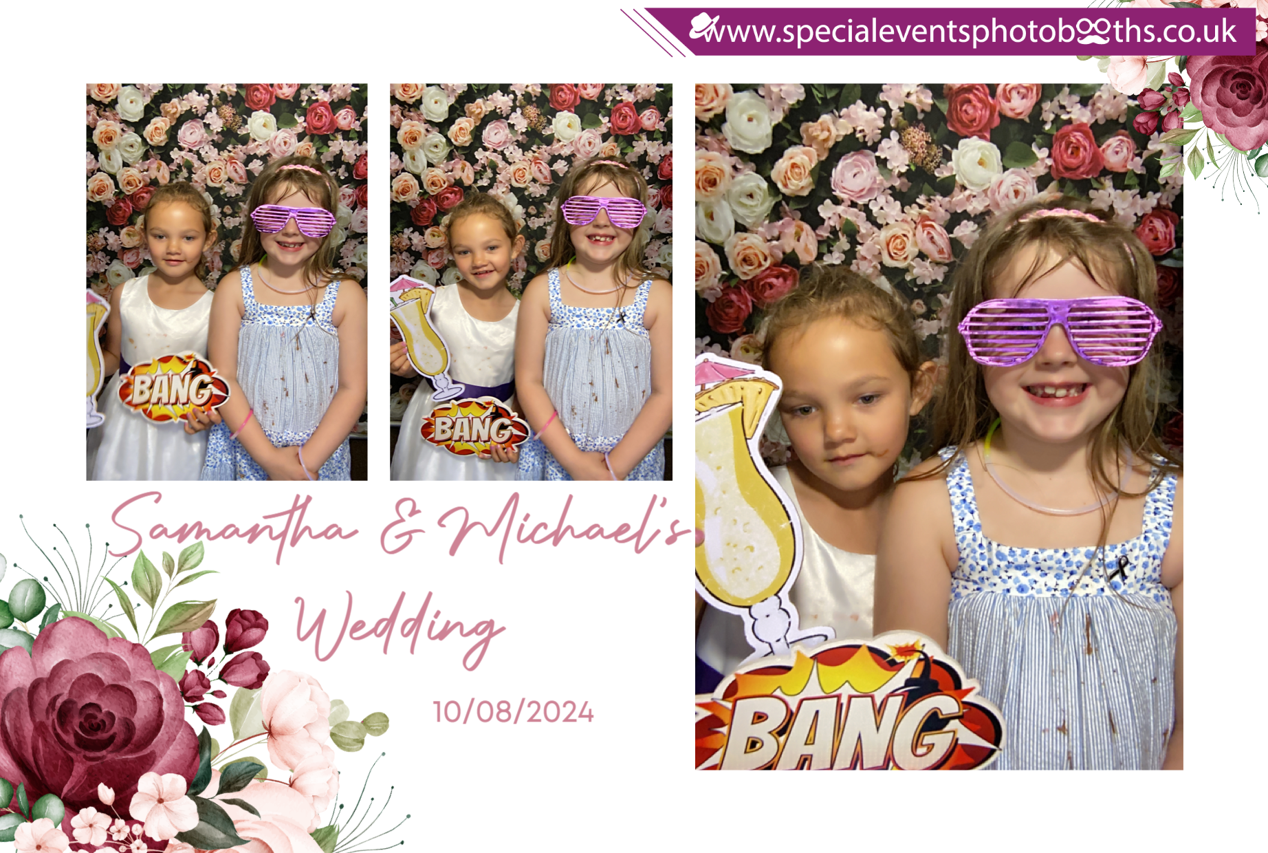 Samantha & Michael's Wedding | View more photos from the event at my.specialeventsphotobooths.co.uk/u/SpecialEventsPhotoBooths/Samantha-Michaels-Wedding