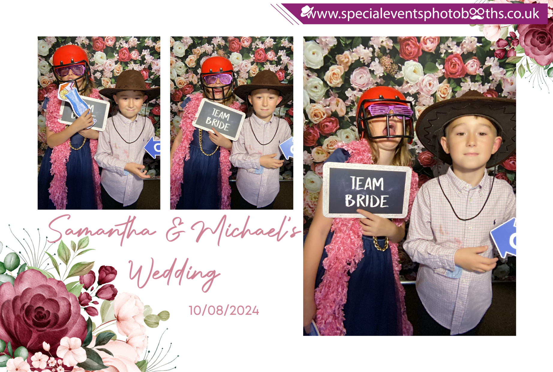 Samantha & Michael's Wedding | View more photos from the event at my.specialeventsphotobooths.co.uk/u/SpecialEventsPhotoBooths/Samantha-Michaels-Wedding
