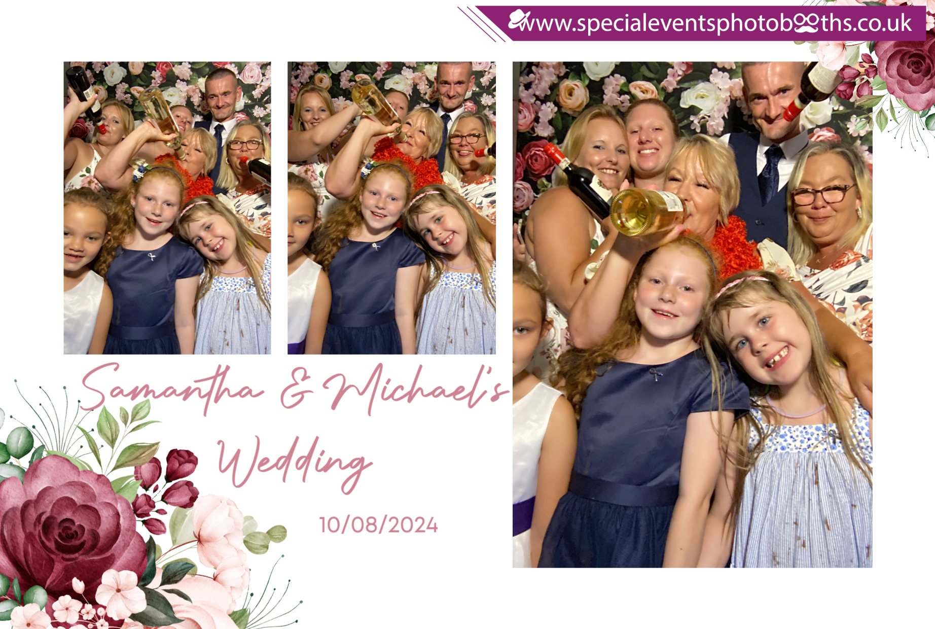 Samantha & Michael's Wedding | View more photos from the event at my.specialeventsphotobooths.co.uk/u/SpecialEventsPhotoBooths/Samantha-Michaels-Wedding