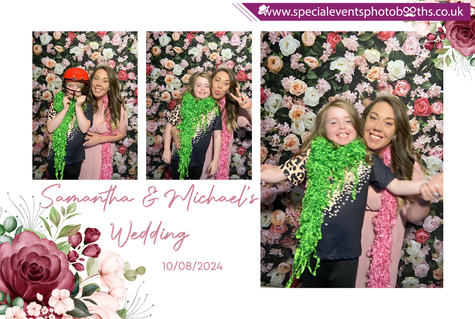 Samantha & Michael's Wedding | View more photos from the event at my.specialeventsphotobooths.co.uk/u/SpecialEventsPhotoBooths/Samantha-Michaels-Wedding
