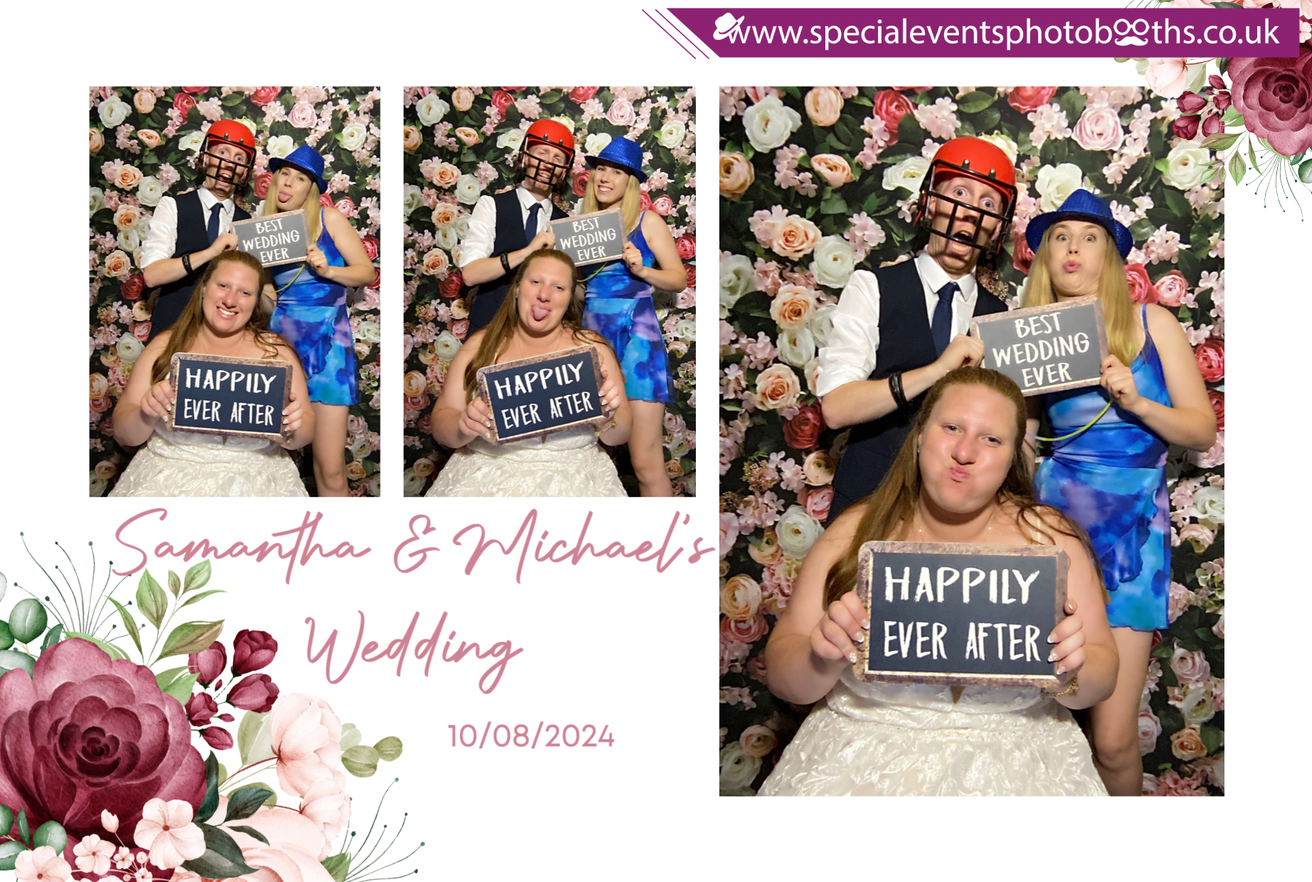 Samantha & Michael's Wedding | View more photos from the event at my.specialeventsphotobooths.co.uk/u/SpecialEventsPhotoBooths/Samantha-Michaels-Wedding