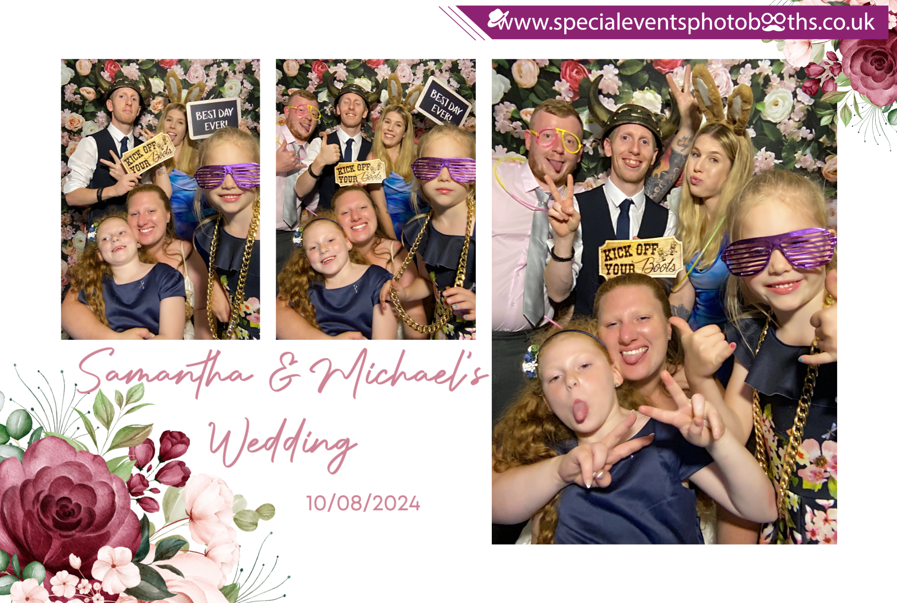 Samantha & Michael's Wedding | View more photos from the event at my.specialeventsphotobooths.co.uk/u/SpecialEventsPhotoBooths/Samantha-Michaels-Wedding