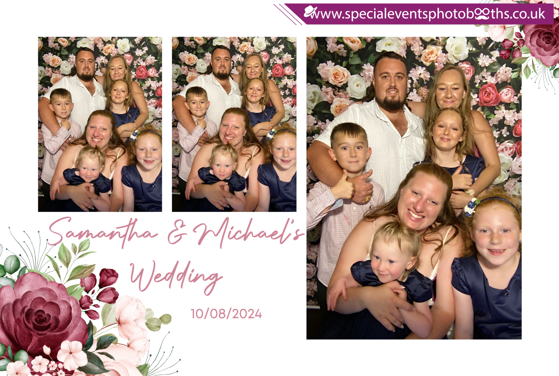 Samantha & Michael's Wedding | View more photos from the event at my.specialeventsphotobooths.co.uk/u/SpecialEventsPhotoBooths/Samantha-Michaels-Wedding