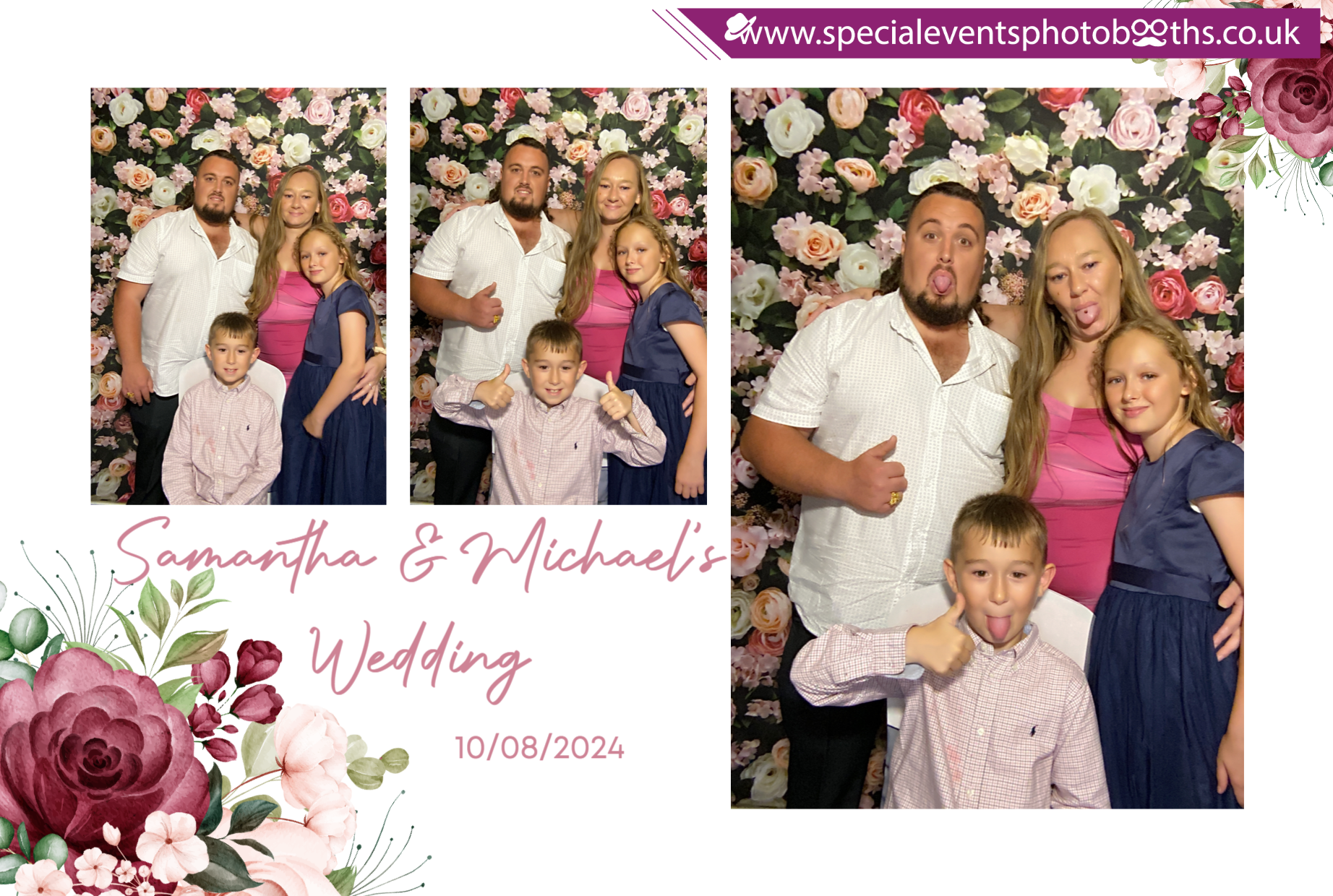 Samantha & Michael's Wedding | View more photos from the event at my.specialeventsphotobooths.co.uk/u/SpecialEventsPhotoBooths/Samantha-Michaels-Wedding