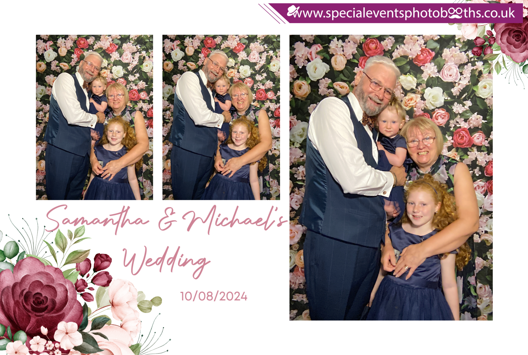 Samantha & Michael's Wedding | View more photos from the event at my.specialeventsphotobooths.co.uk/u/SpecialEventsPhotoBooths/Samantha-Michaels-Wedding