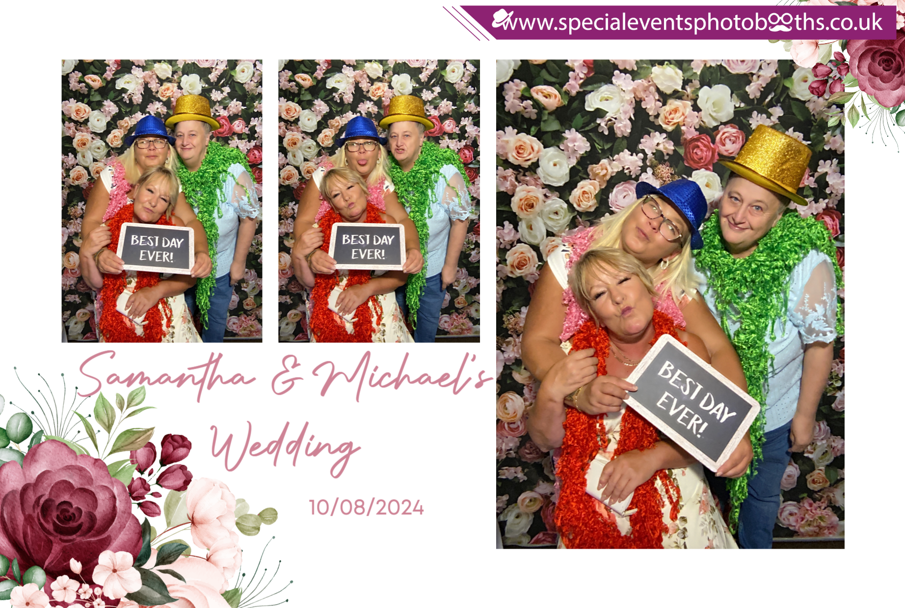 Samantha & Michael's Wedding | View more photos from the event at my.specialeventsphotobooths.co.uk/u/SpecialEventsPhotoBooths/Samantha-Michaels-Wedding