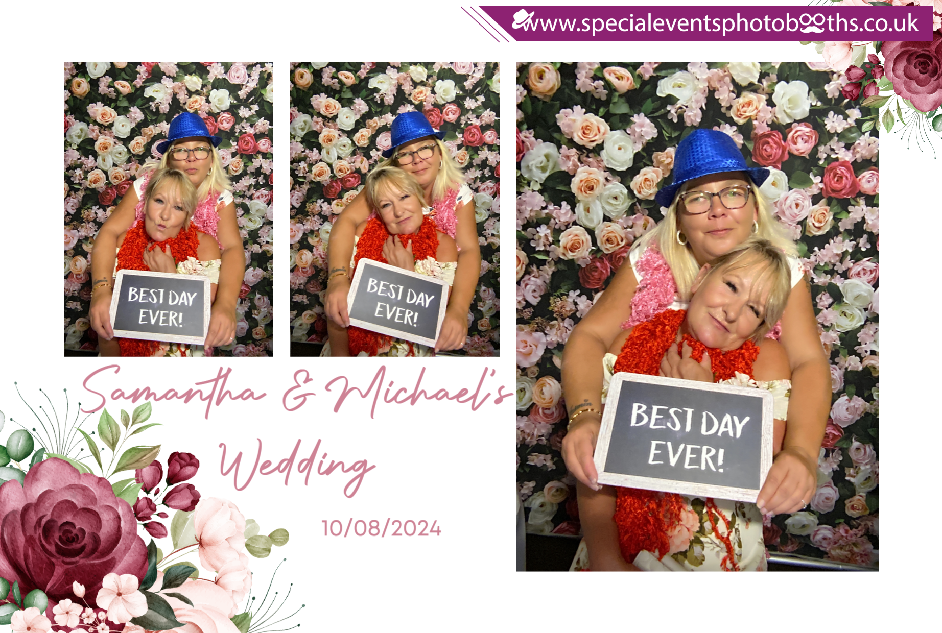Samantha & Michael's Wedding | View more photos from the event at my.specialeventsphotobooths.co.uk/u/SpecialEventsPhotoBooths/Samantha-Michaels-Wedding