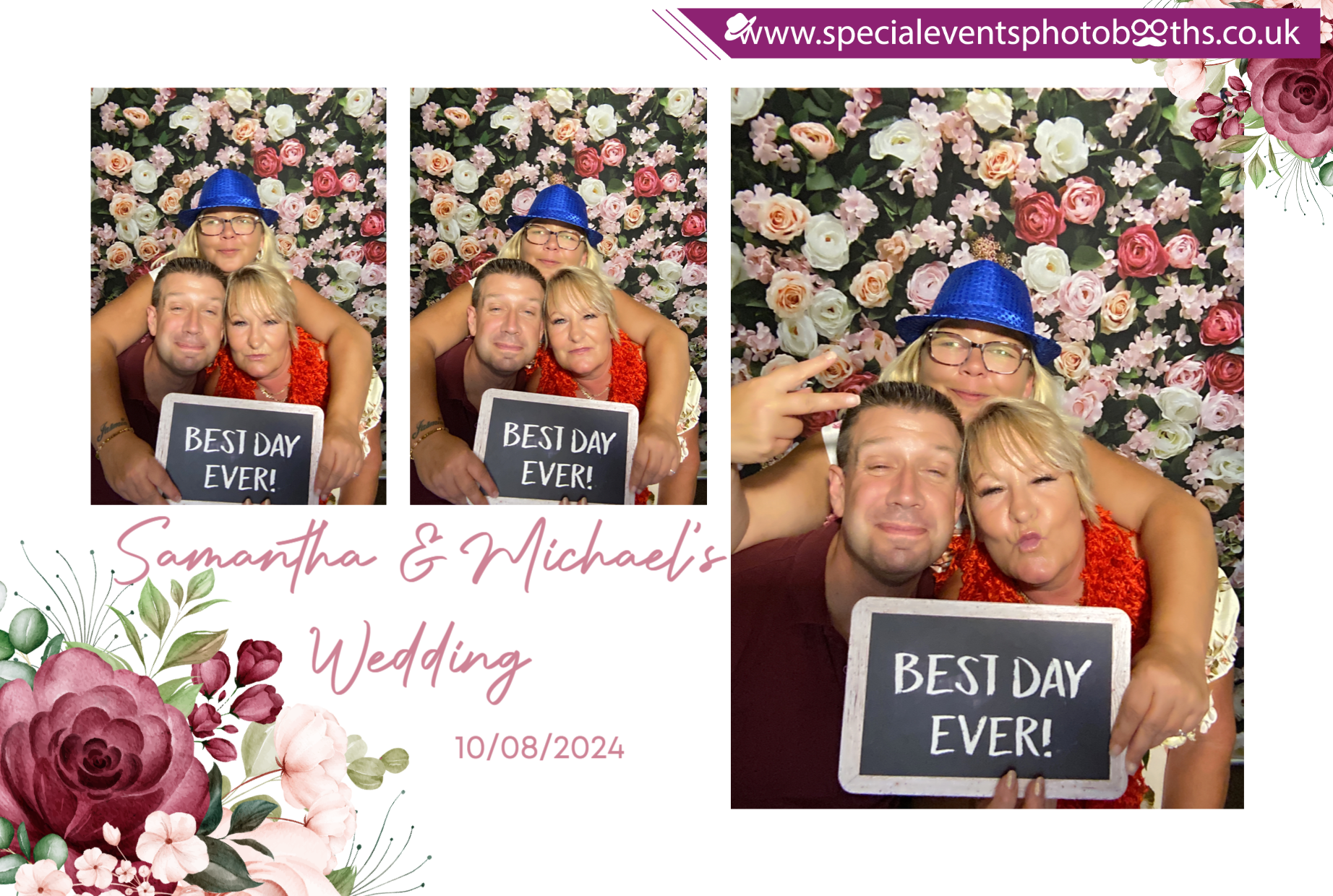 Samantha & Michael's Wedding | View more photos from the event at my.specialeventsphotobooths.co.uk/u/SpecialEventsPhotoBooths/Samantha-Michaels-Wedding