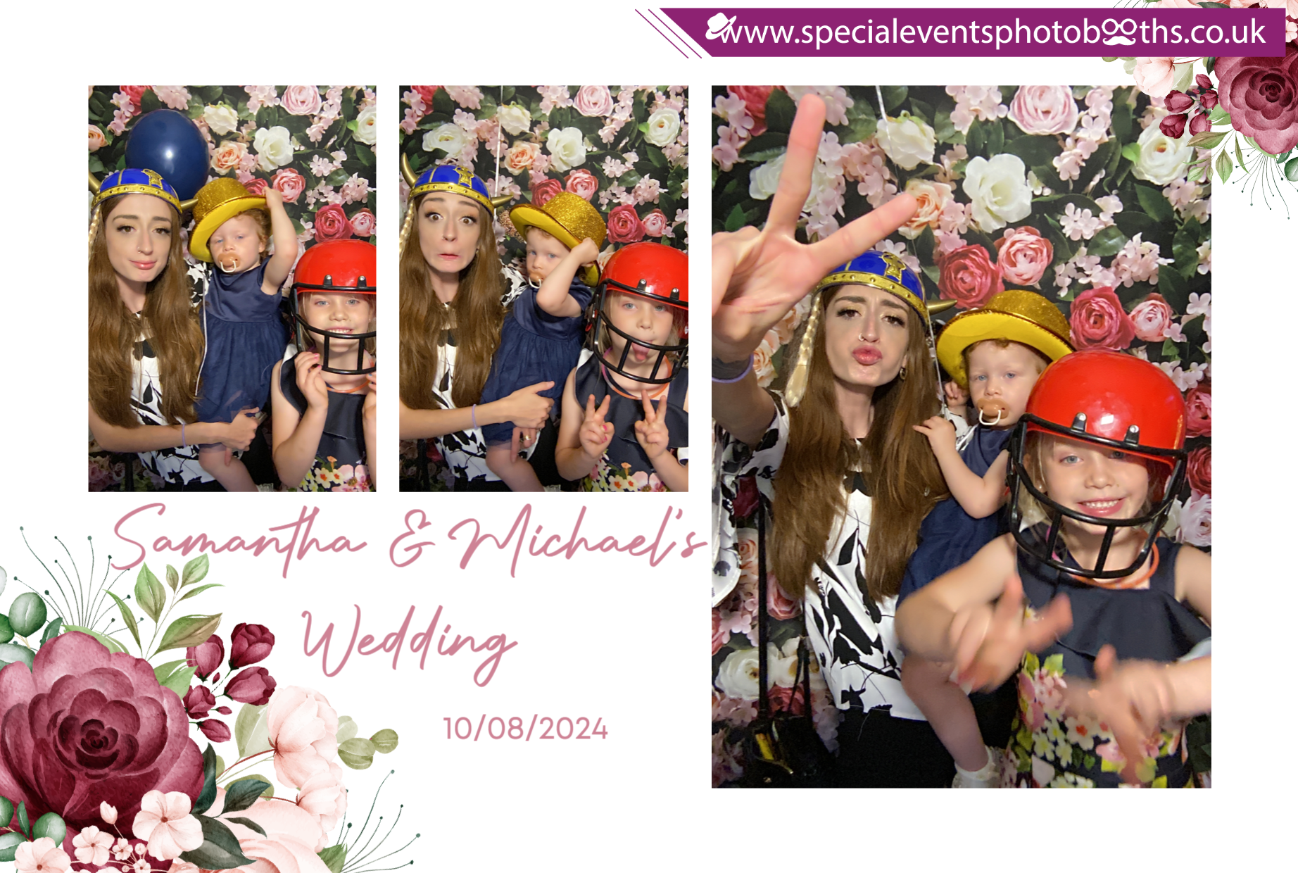 Samantha & Michael's Wedding | View more photos from the event at my.specialeventsphotobooths.co.uk/u/SpecialEventsPhotoBooths/Samantha-Michaels-Wedding