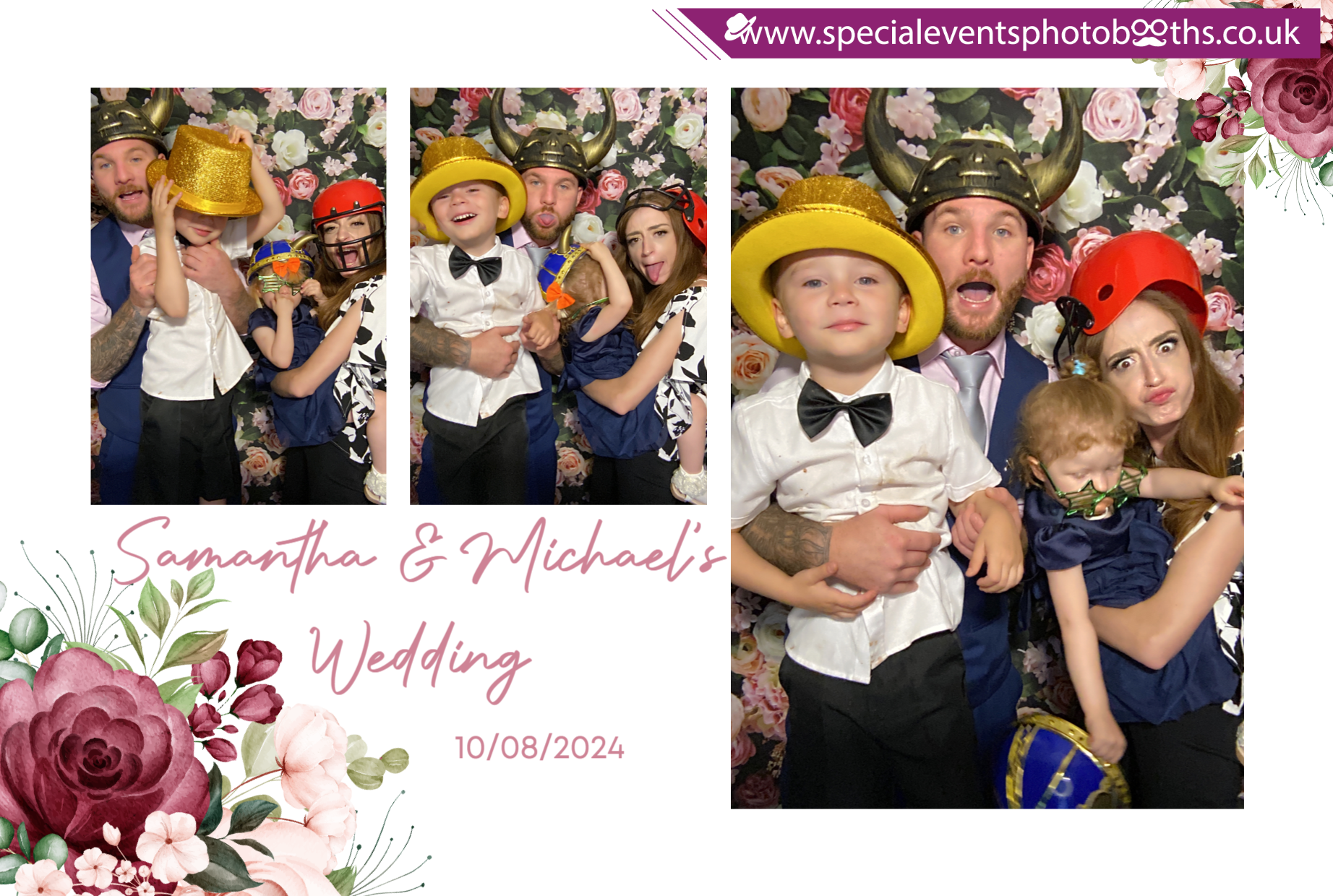 Samantha & Michael's Wedding | View more photos from the event at my.specialeventsphotobooths.co.uk/u/SpecialEventsPhotoBooths/Samantha-Michaels-Wedding