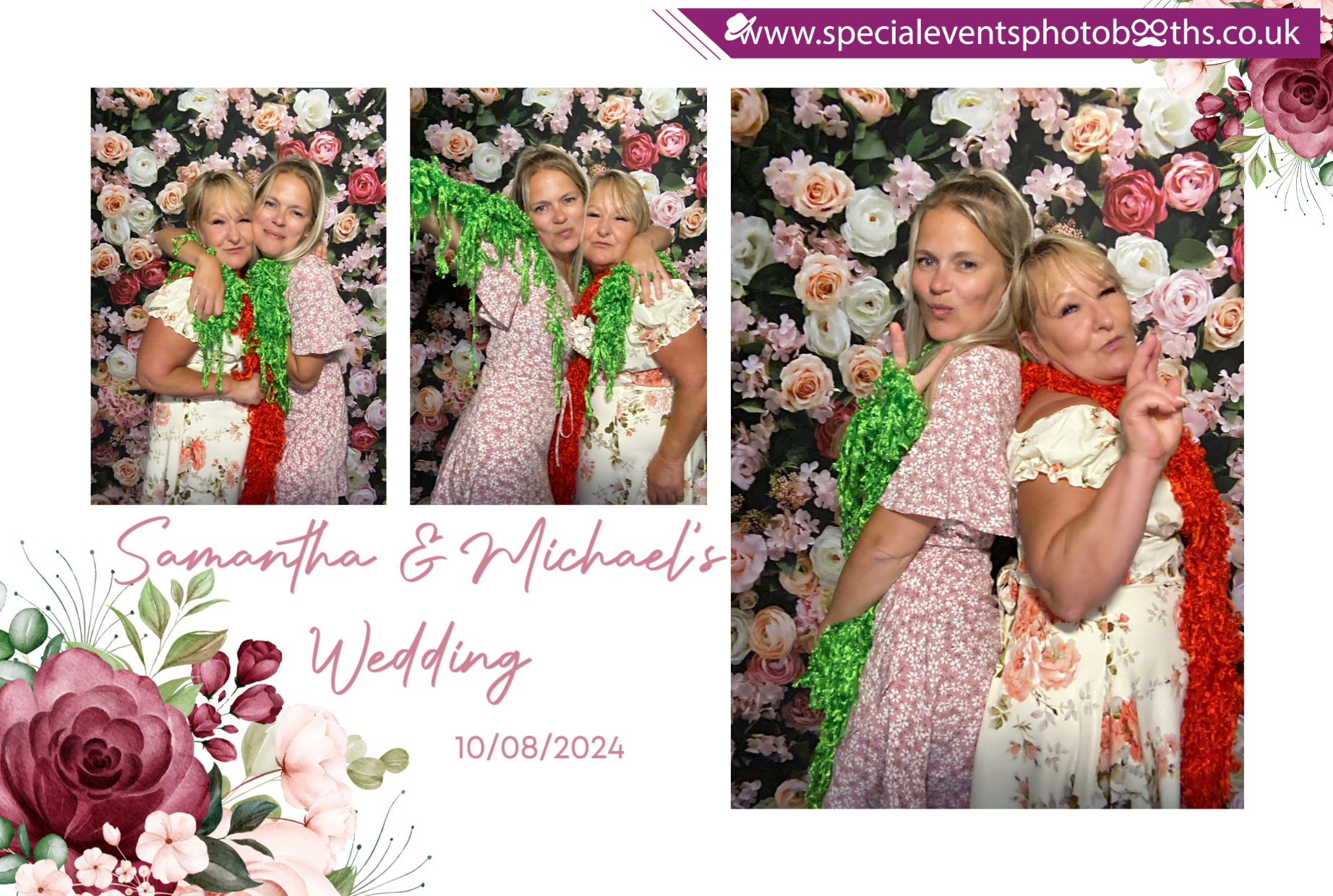 Samantha & Michael's Wedding | View more photos from the event at my.specialeventsphotobooths.co.uk/u/SpecialEventsPhotoBooths/Samantha-Michaels-Wedding