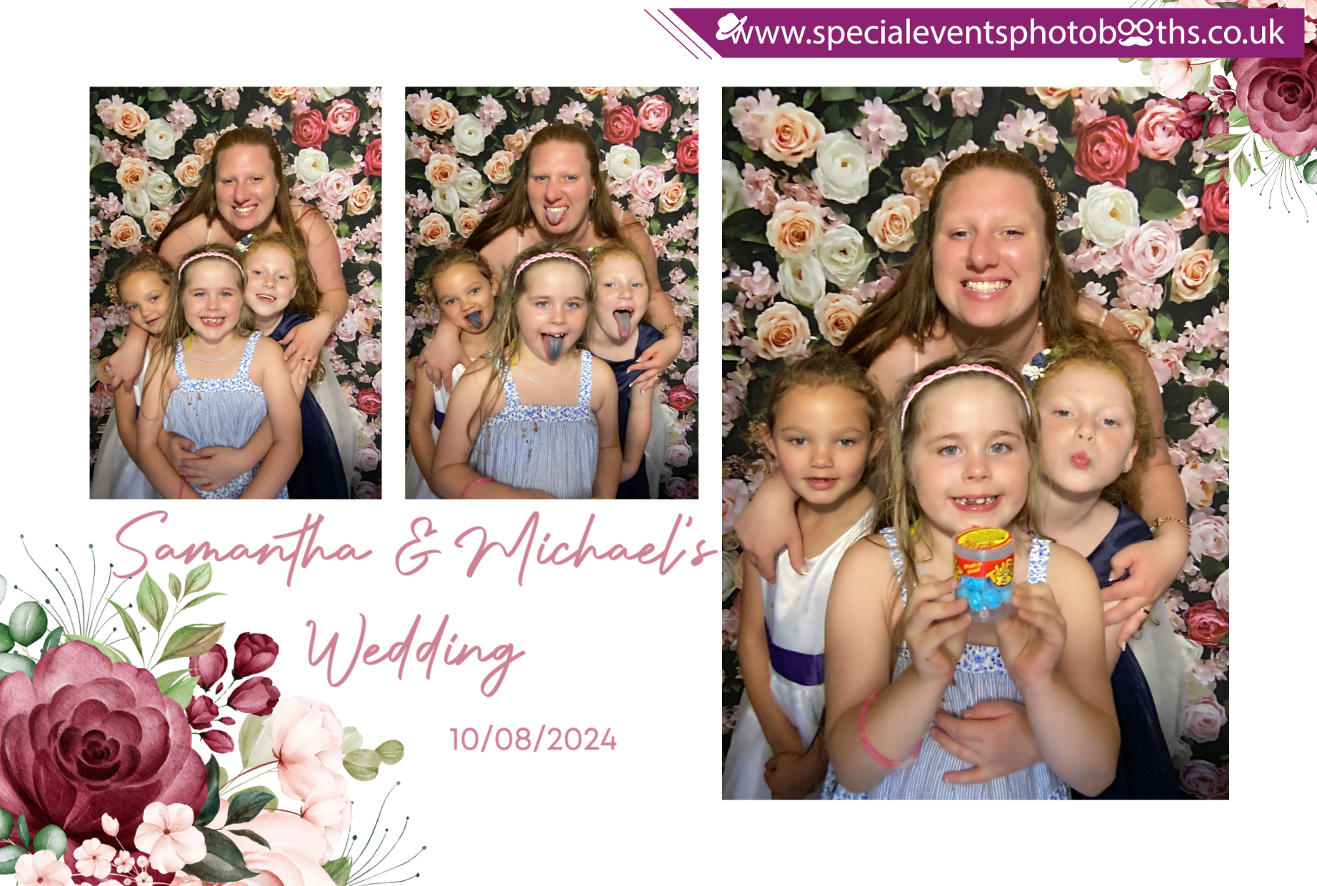 Samantha & Michael's Wedding | View more photos from the event at my.specialeventsphotobooths.co.uk/u/SpecialEventsPhotoBooths/Samantha-Michaels-Wedding