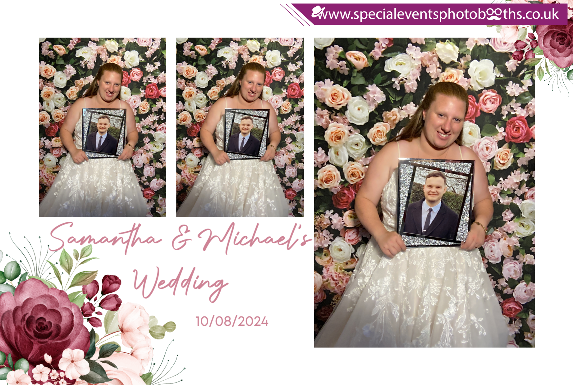Samantha & Michael's Wedding | View more photos from the event at my.specialeventsphotobooths.co.uk/u/SpecialEventsPhotoBooths/Samantha-Michaels-Wedding