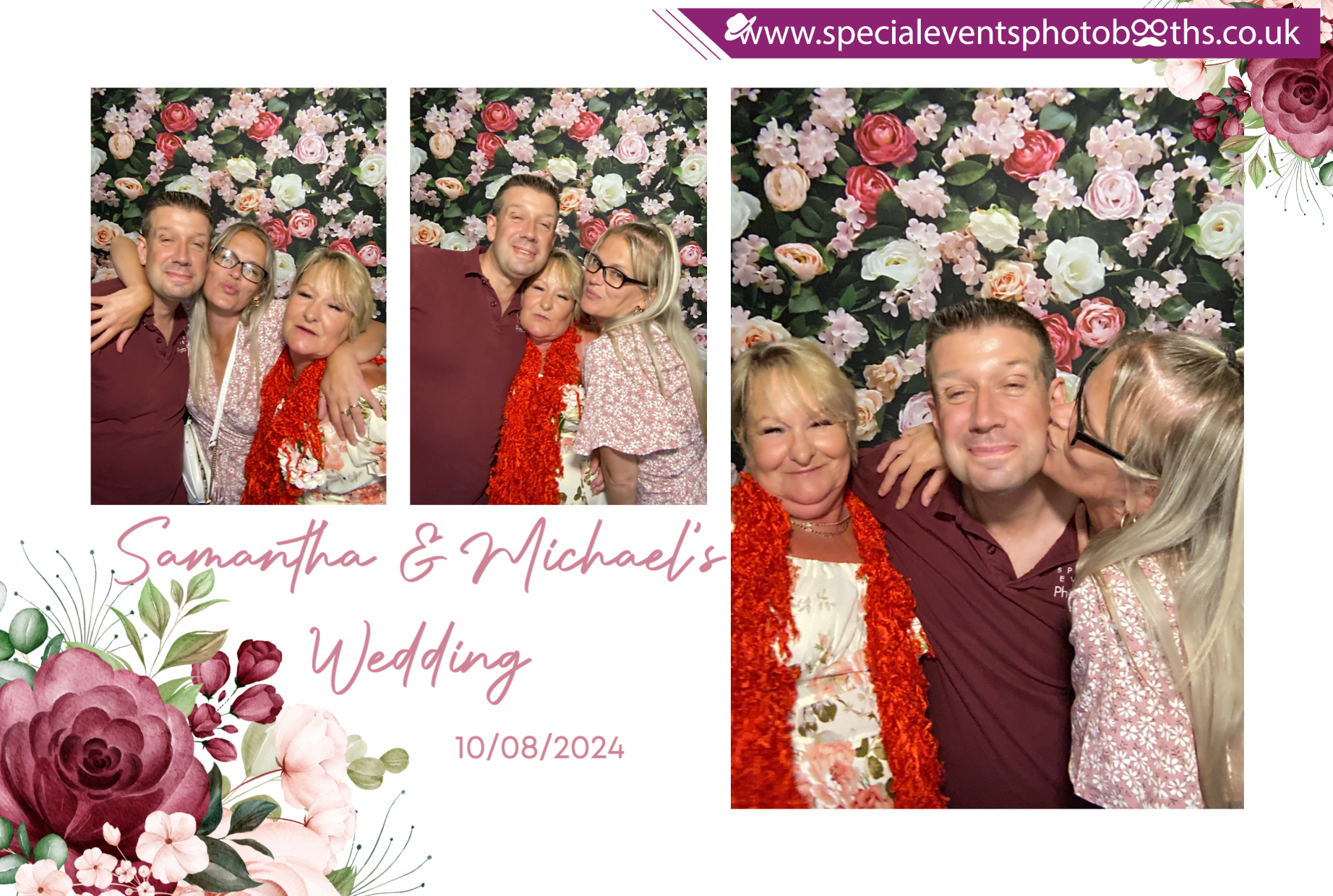 Samantha & Michael's Wedding | View more photos from the event at my.specialeventsphotobooths.co.uk/u/SpecialEventsPhotoBooths/Samantha-Michaels-Wedding