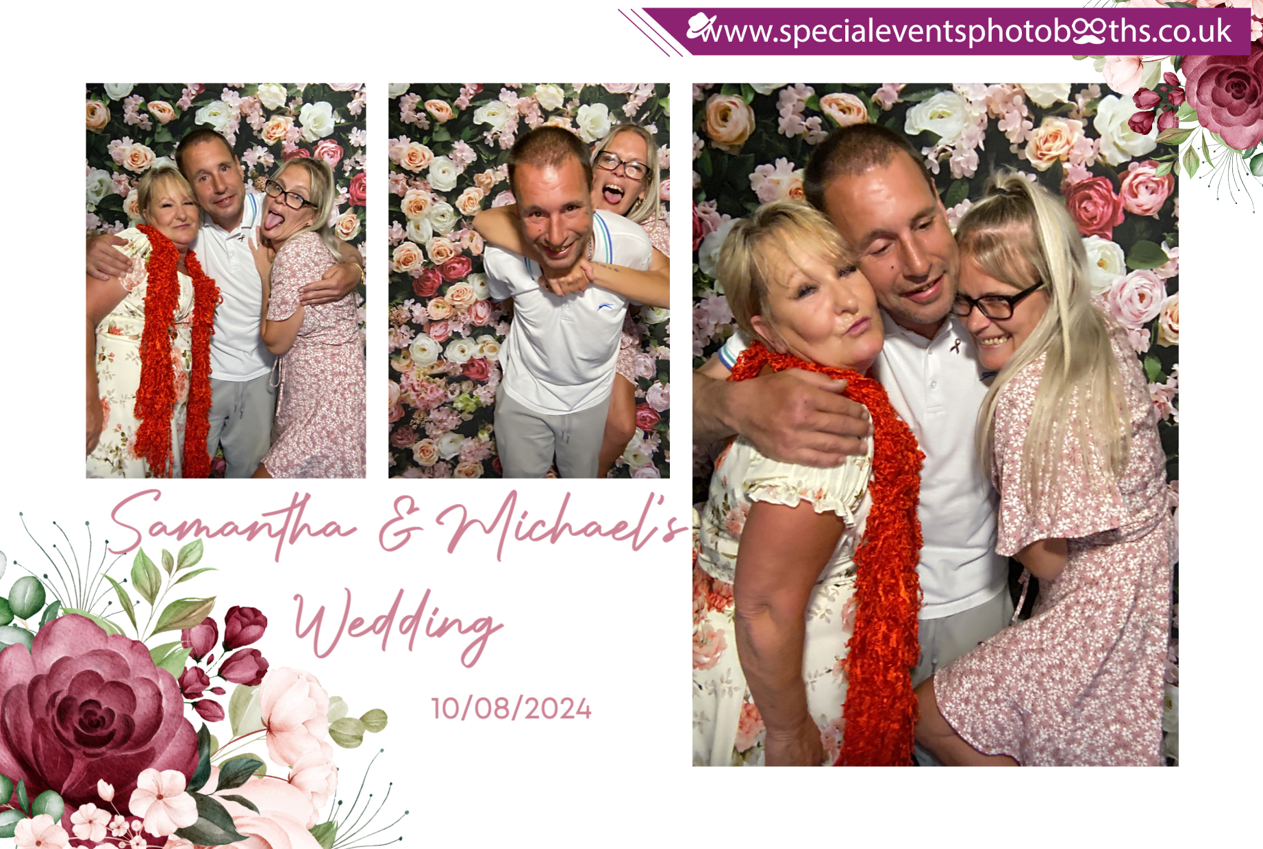 Samantha & Michael's Wedding | View more photos from the event at my.specialeventsphotobooths.co.uk/u/SpecialEventsPhotoBooths/Samantha-Michaels-Wedding