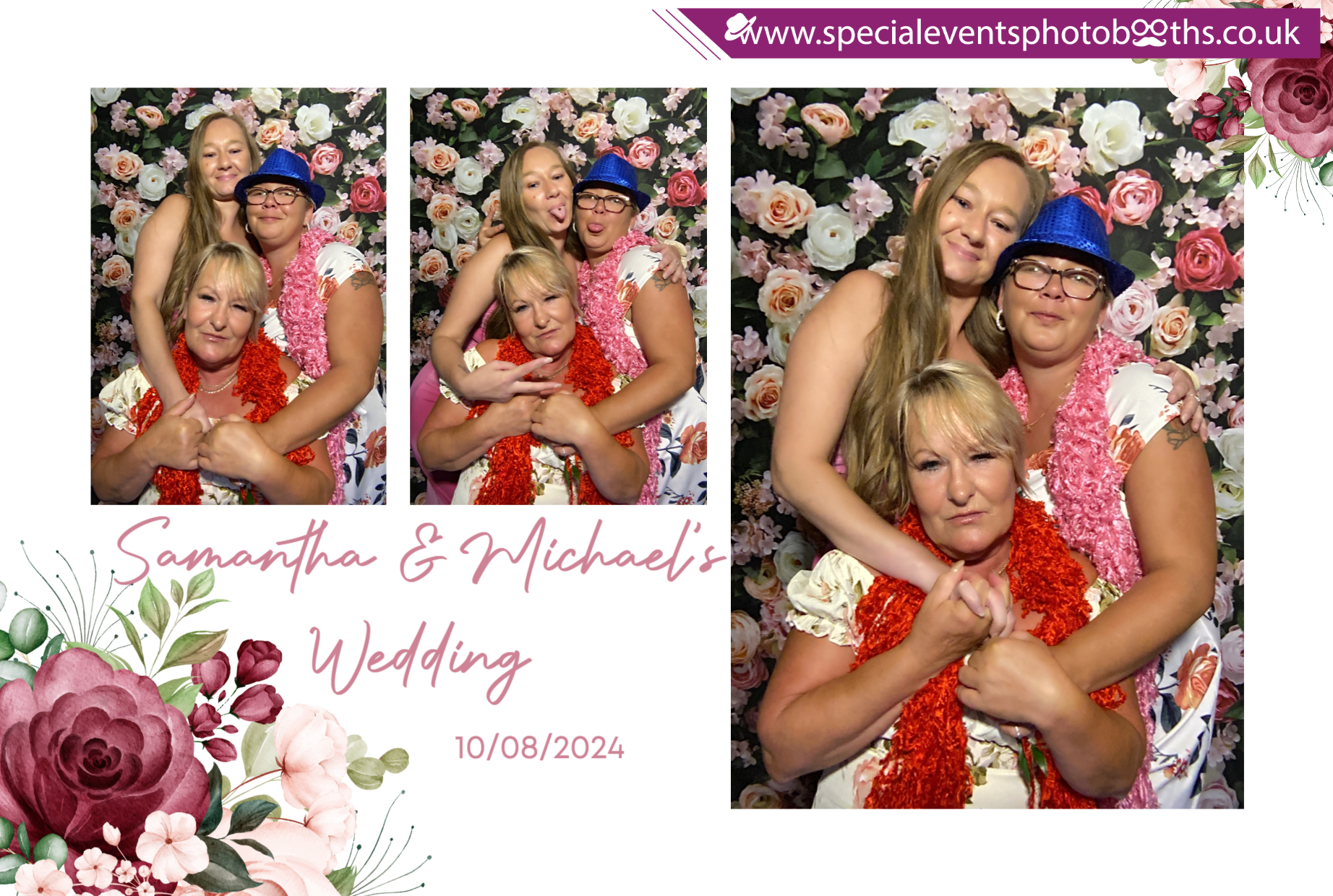 Samantha & Michael's Wedding | View more photos from the event at my.specialeventsphotobooths.co.uk/u/SpecialEventsPhotoBooths/Samantha-Michaels-Wedding