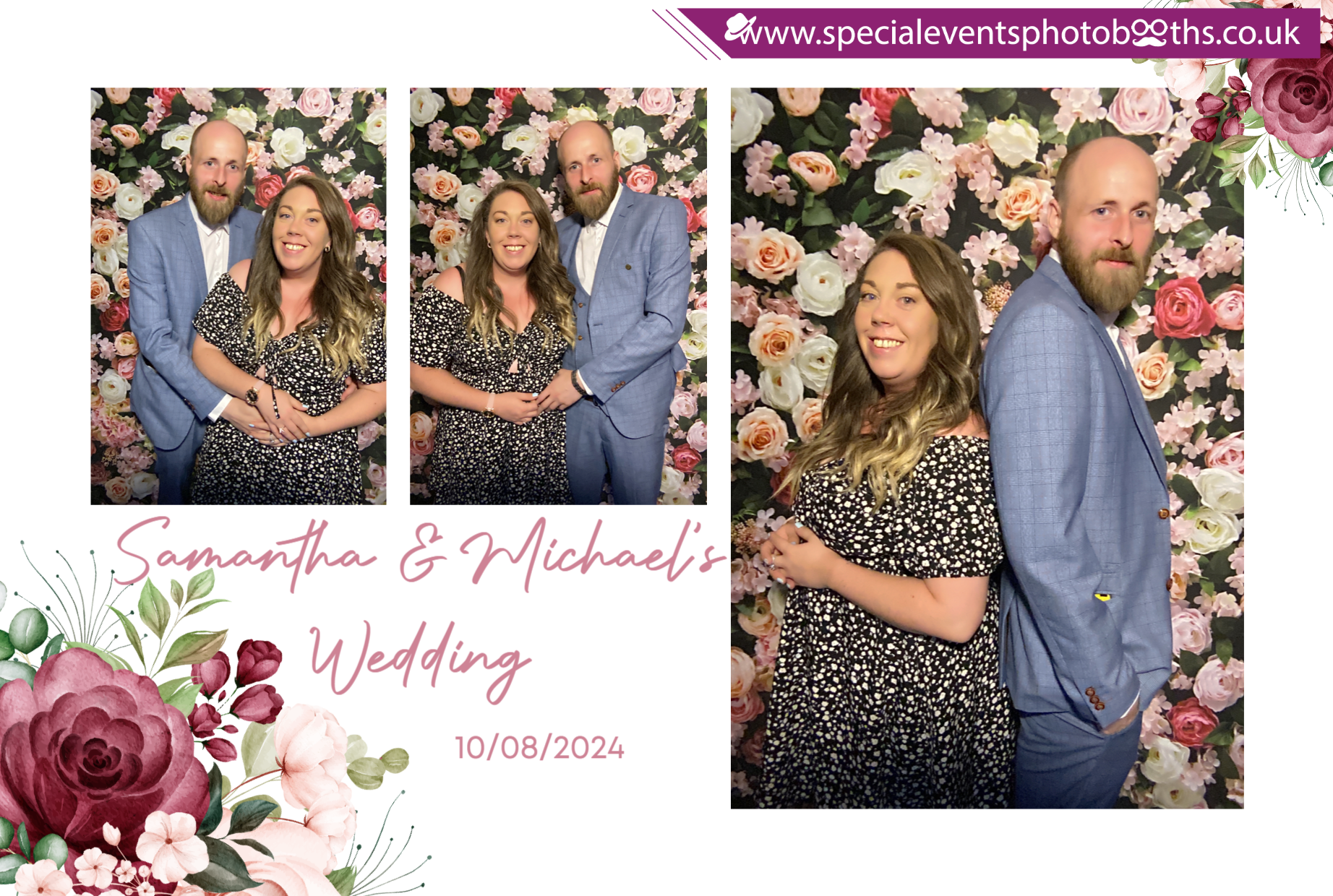 Samantha & Michael's Wedding | View more photos from the event at my.specialeventsphotobooths.co.uk/u/SpecialEventsPhotoBooths/Samantha-Michaels-Wedding