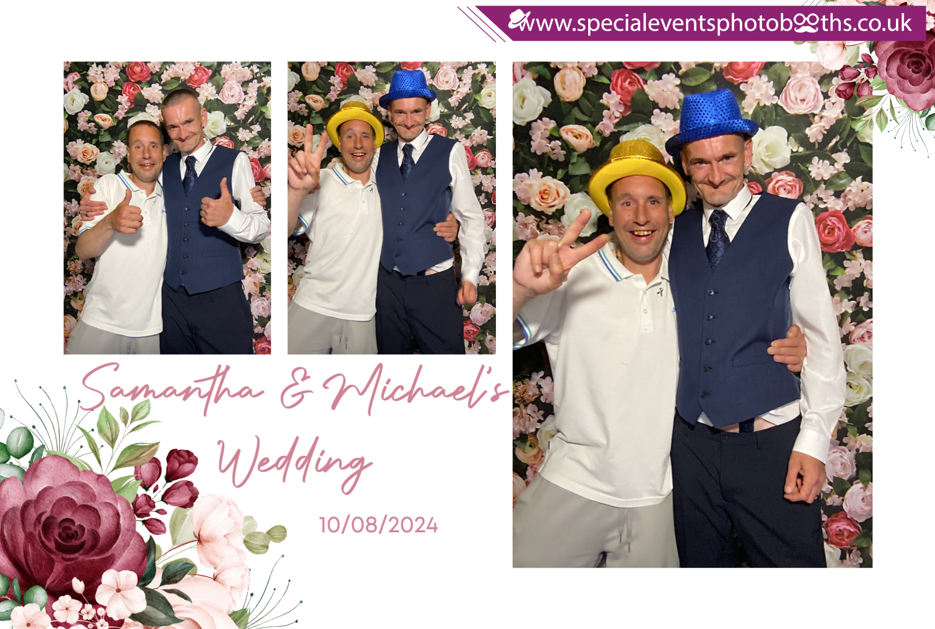 Samantha & Michael's Wedding | View more photos from the event at my.specialeventsphotobooths.co.uk/u/SpecialEventsPhotoBooths/Samantha-Michaels-Wedding