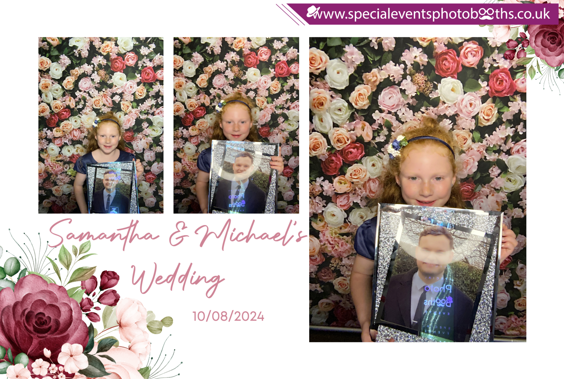Samantha & Michael's Wedding | View more photos from the event at my.specialeventsphotobooths.co.uk/u/SpecialEventsPhotoBooths/Samantha-Michaels-Wedding