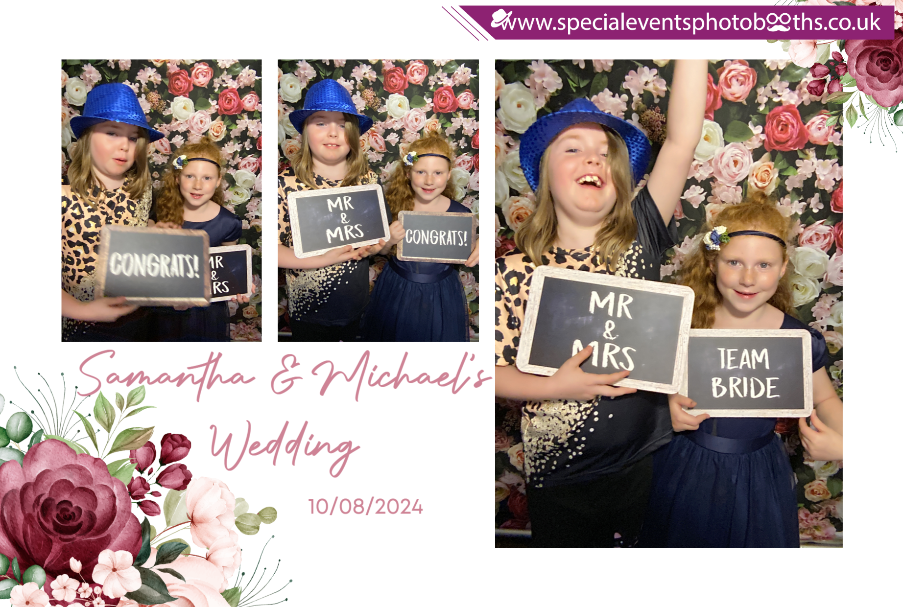 Samantha & Michael's Wedding | View more photos from the event at my.specialeventsphotobooths.co.uk/u/SpecialEventsPhotoBooths/Samantha-Michaels-Wedding