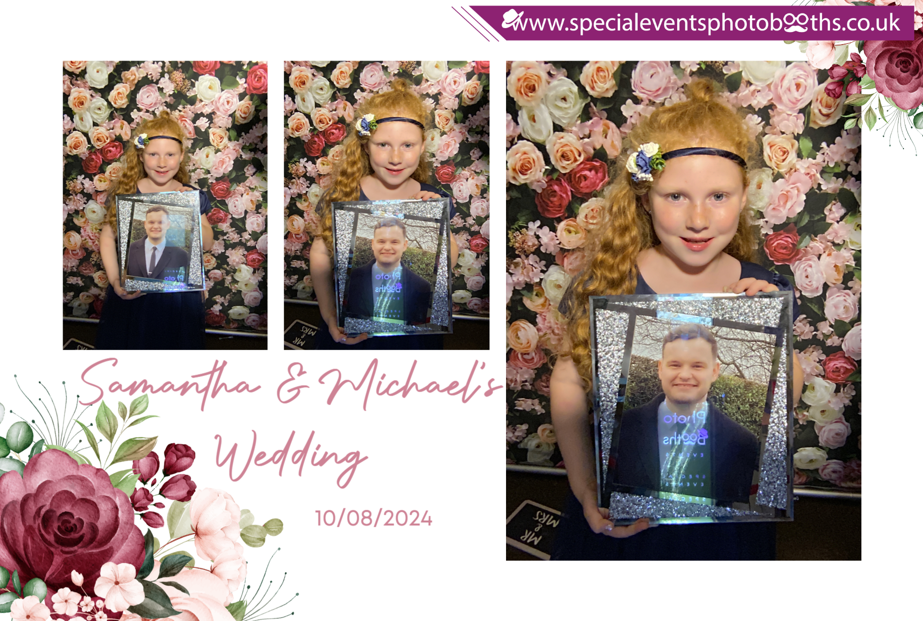 Samantha & Michael's Wedding | View more photos from the event at my.specialeventsphotobooths.co.uk/u/SpecialEventsPhotoBooths/Samantha-Michaels-Wedding