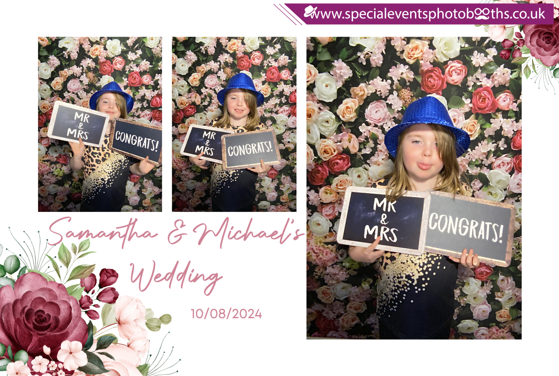 Samantha & Michael's Wedding | View more photos from the event at my.specialeventsphotobooths.co.uk/u/SpecialEventsPhotoBooths/Samantha-Michaels-Wedding