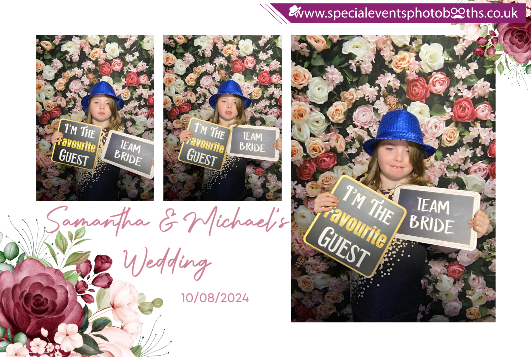 Samantha & Michael's Wedding | View more photos from the event at my.specialeventsphotobooths.co.uk/u/SpecialEventsPhotoBooths/Samantha-Michaels-Wedding