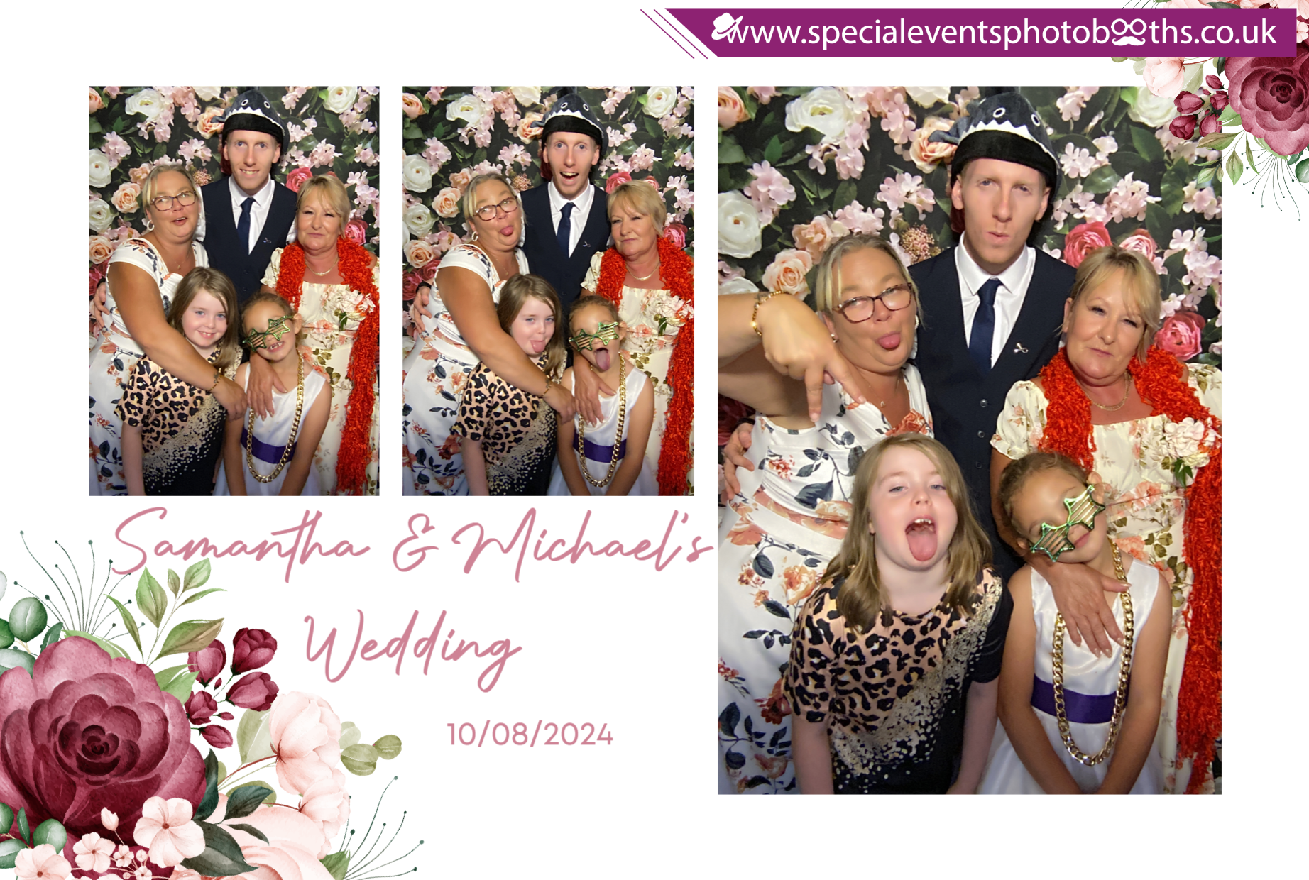 Samantha & Michael's Wedding | View more photos from the event at my.specialeventsphotobooths.co.uk/u/SpecialEventsPhotoBooths/Samantha-Michaels-Wedding