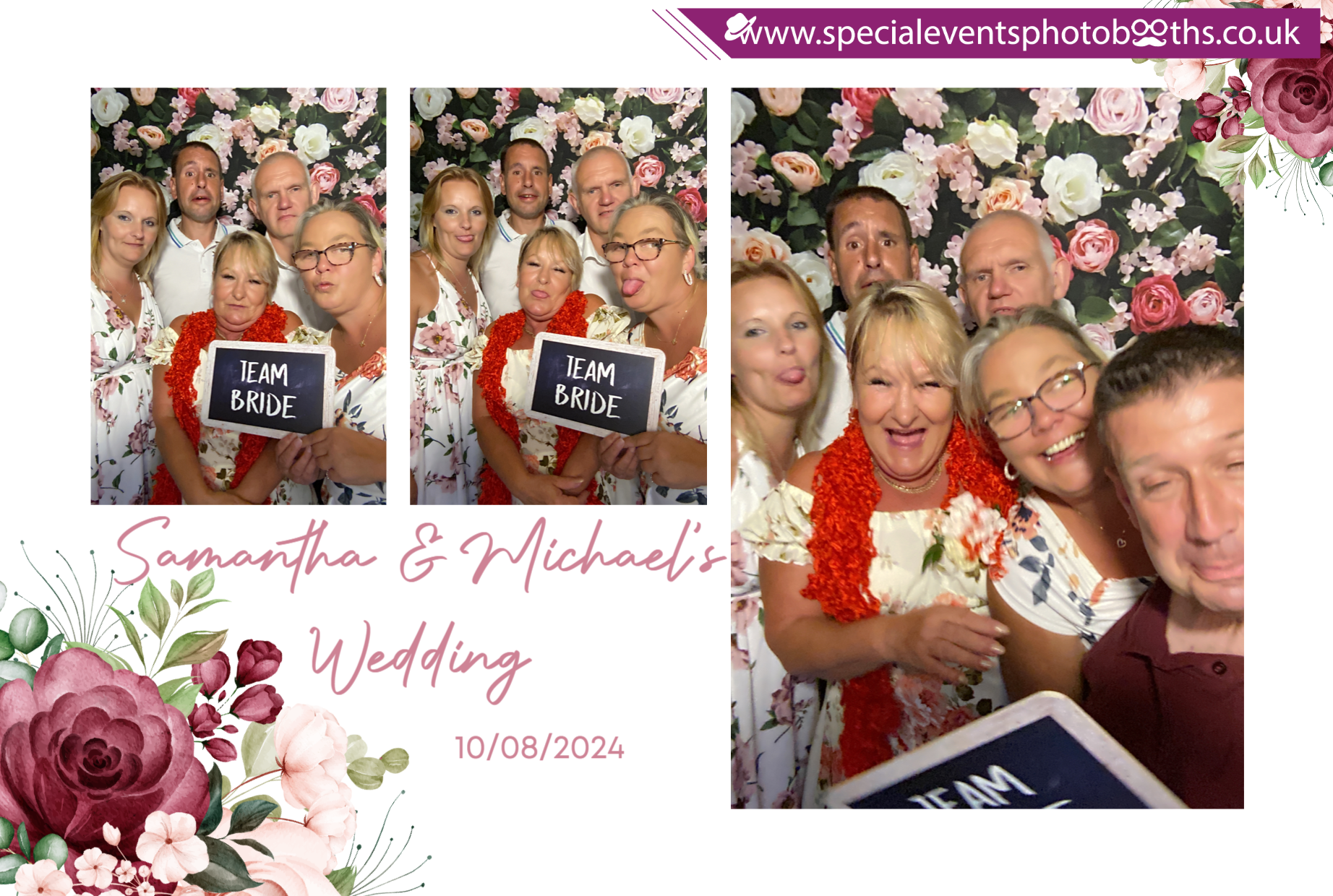 Samantha & Michael's Wedding | View more photos from the event at my.specialeventsphotobooths.co.uk/u/SpecialEventsPhotoBooths/Samantha-Michaels-Wedding