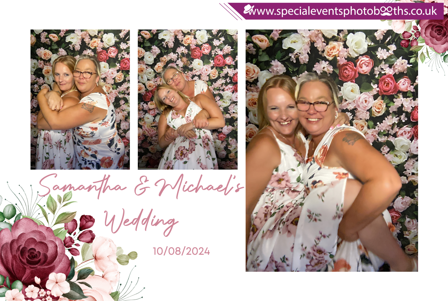 Samantha & Michael's Wedding | View more photos from the event at my.specialeventsphotobooths.co.uk/u/SpecialEventsPhotoBooths/Samantha-Michaels-Wedding