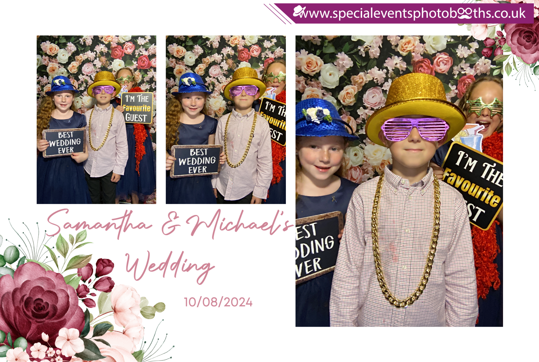 Samantha & Michael's Wedding | View more photos from the event at my.specialeventsphotobooths.co.uk/u/SpecialEventsPhotoBooths/Samantha-Michaels-Wedding