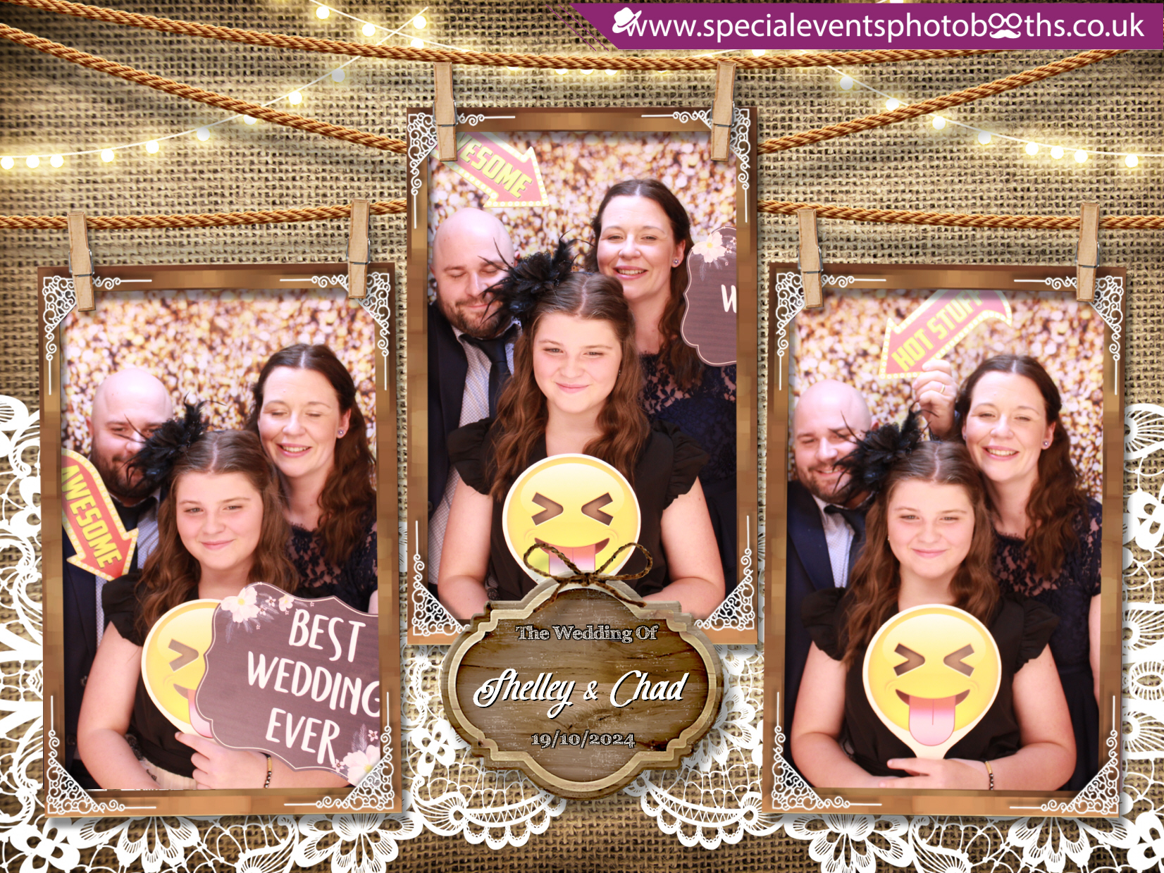Shelley & Chads Wedding | View more photos from the event at my.specialeventsphotobooths.co.uk/u/SpecialEventsPhotoBooths/Shelley-Chads-Wedding