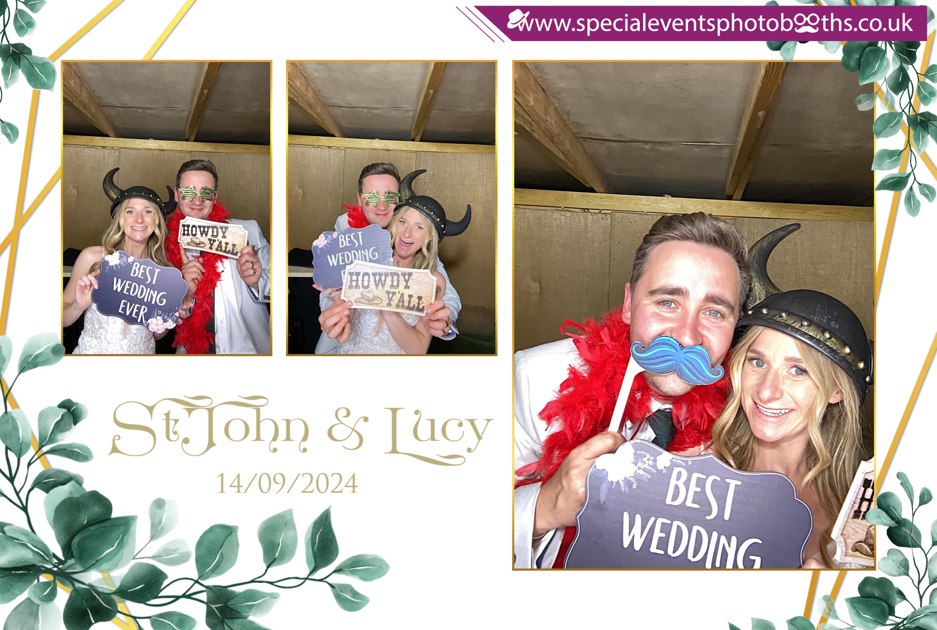 StJohn & Lucy’s Wedding | View more photos from the event at my.specialeventsphotobooths.co.uk/u/SpecialEventsPhotoBooths/StJohn-Lucy’s-Wedding