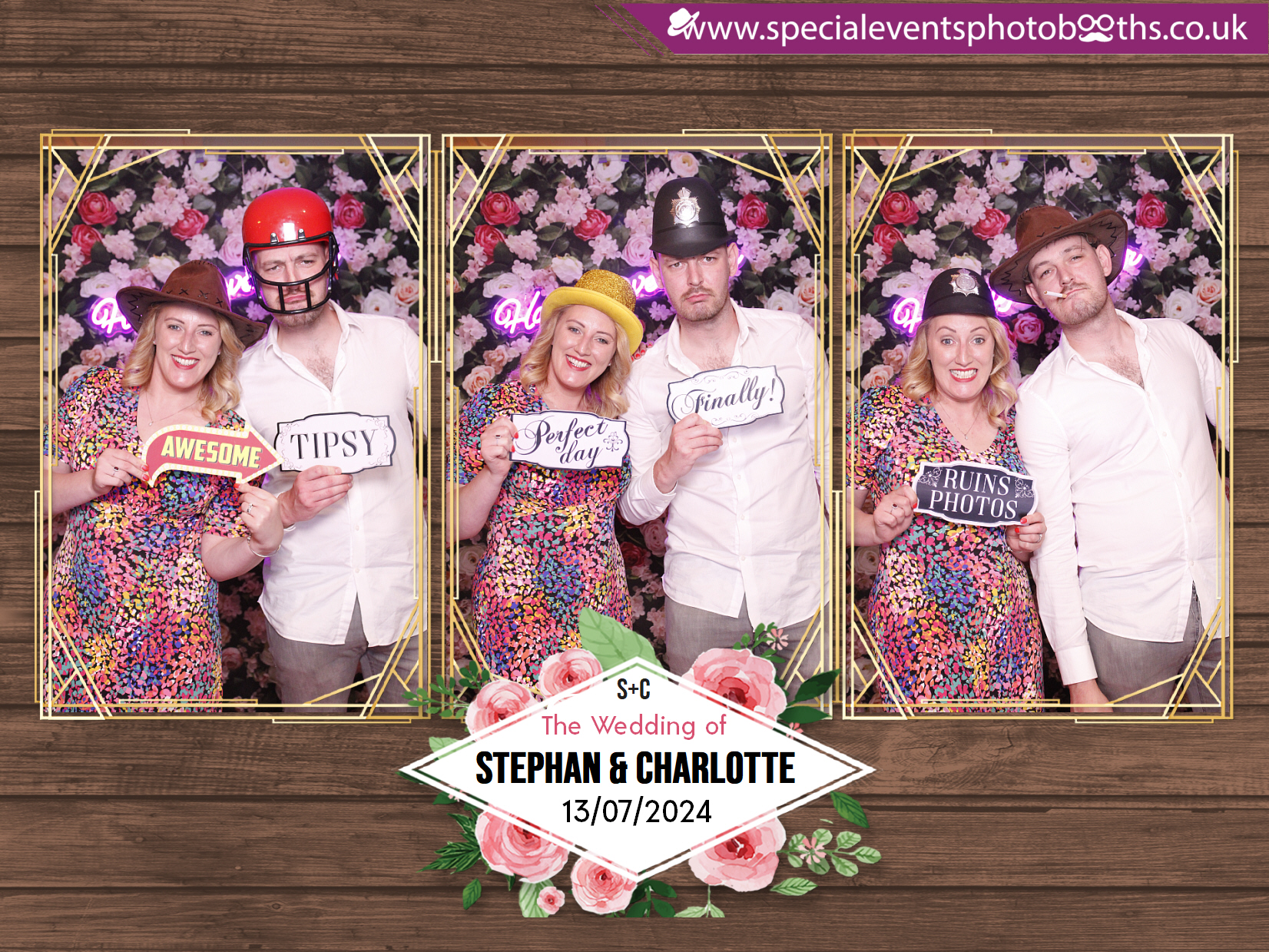 Stephan & Charlotte’s Wedding | View more photos from the event at my.specialeventsphotobooths.co.uk/u/SpecialEventsPhotoBooths/Stephan-Charlotte’s-Wedding