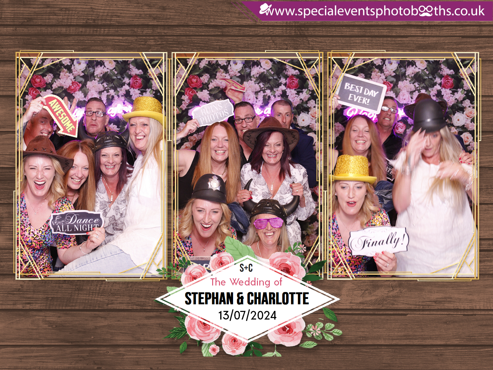 Stephan & Charlotte’s Wedding | View more photos from the event at my.specialeventsphotobooths.co.uk/u/SpecialEventsPhotoBooths/Stephan-Charlotte’s-Wedding