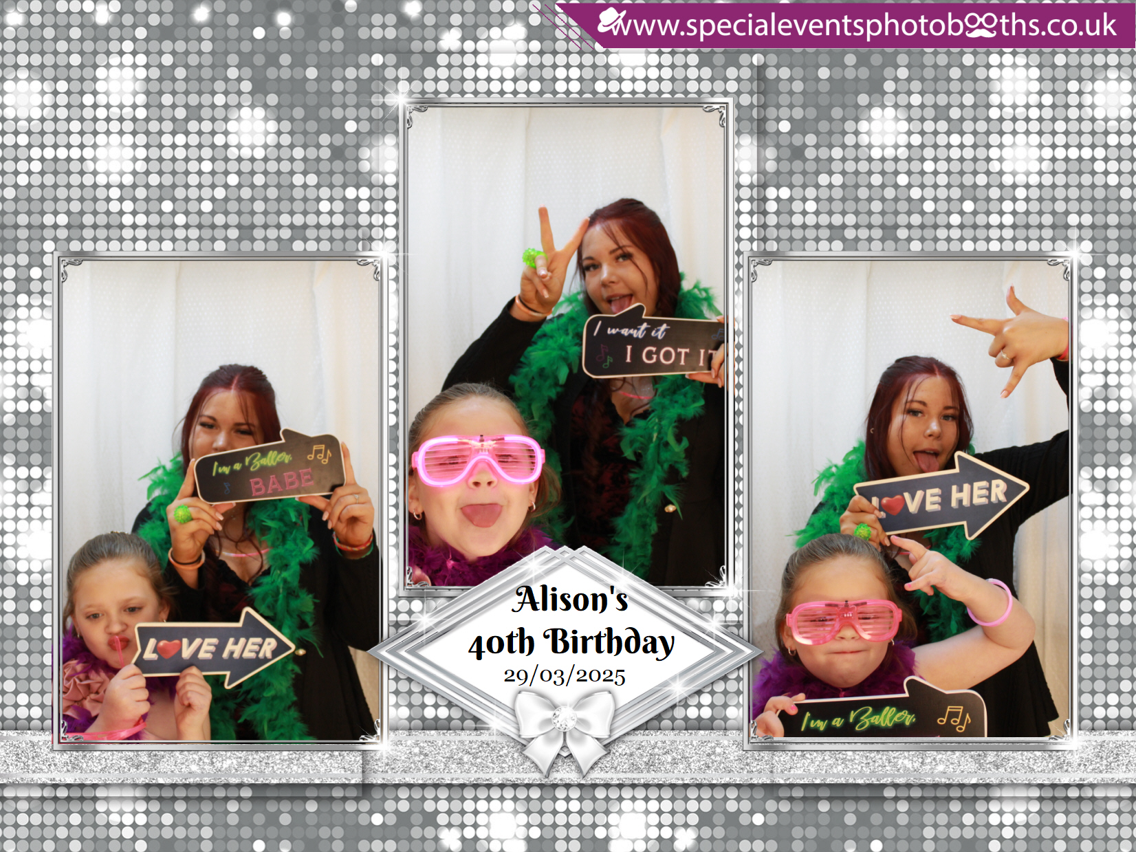 Alison's 40th Birthday | View more photos from the event at my.specialeventsphotobooths.co.uk/u/SpecialEventsPhotoBooths/Alisons-40th-Birthday